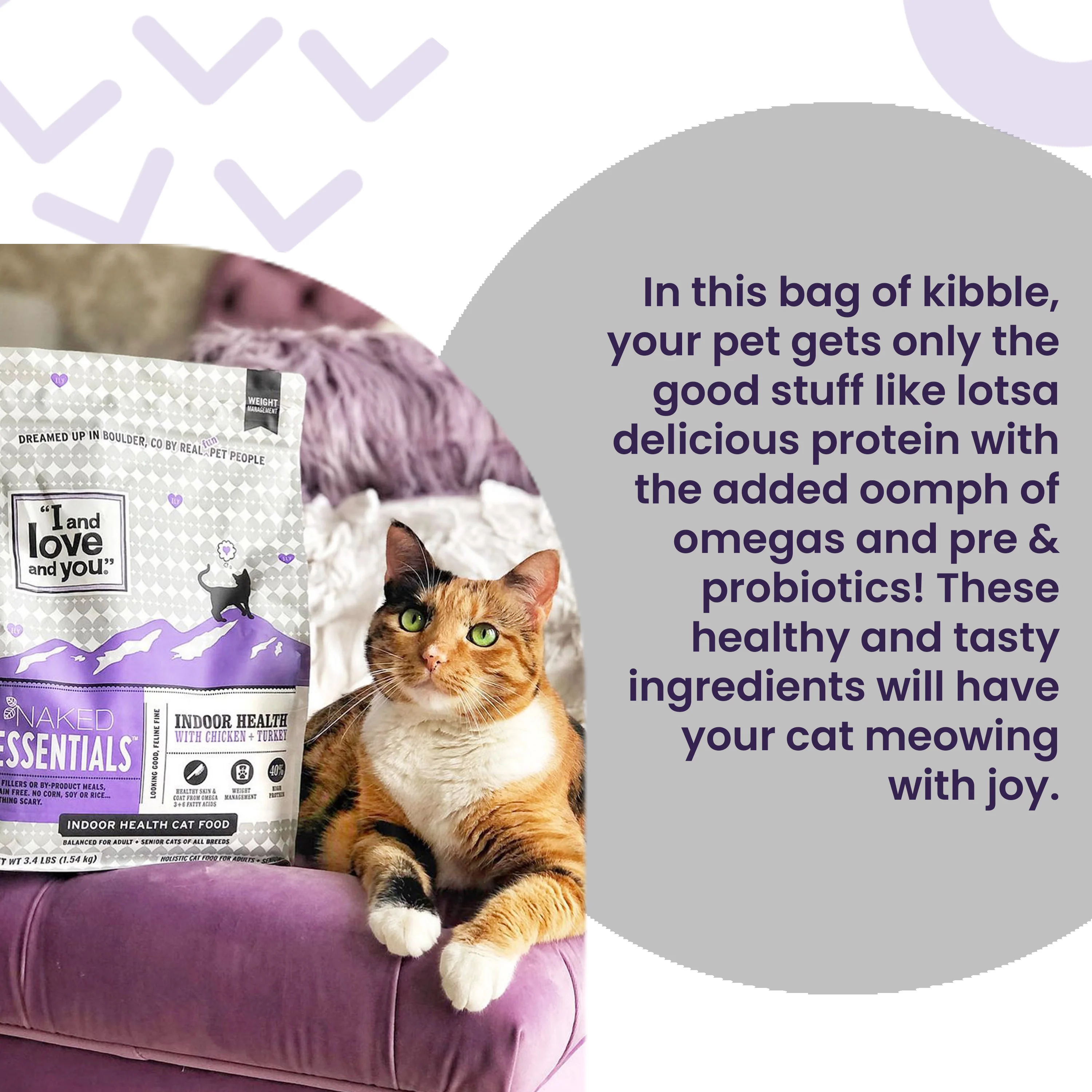 Naked Essentials Chicken & Duck Recipe Dry Cat Food - Image 6
