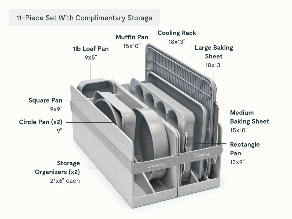 Ceramic Bakeware Set - With Complimentary Storage - Image 12