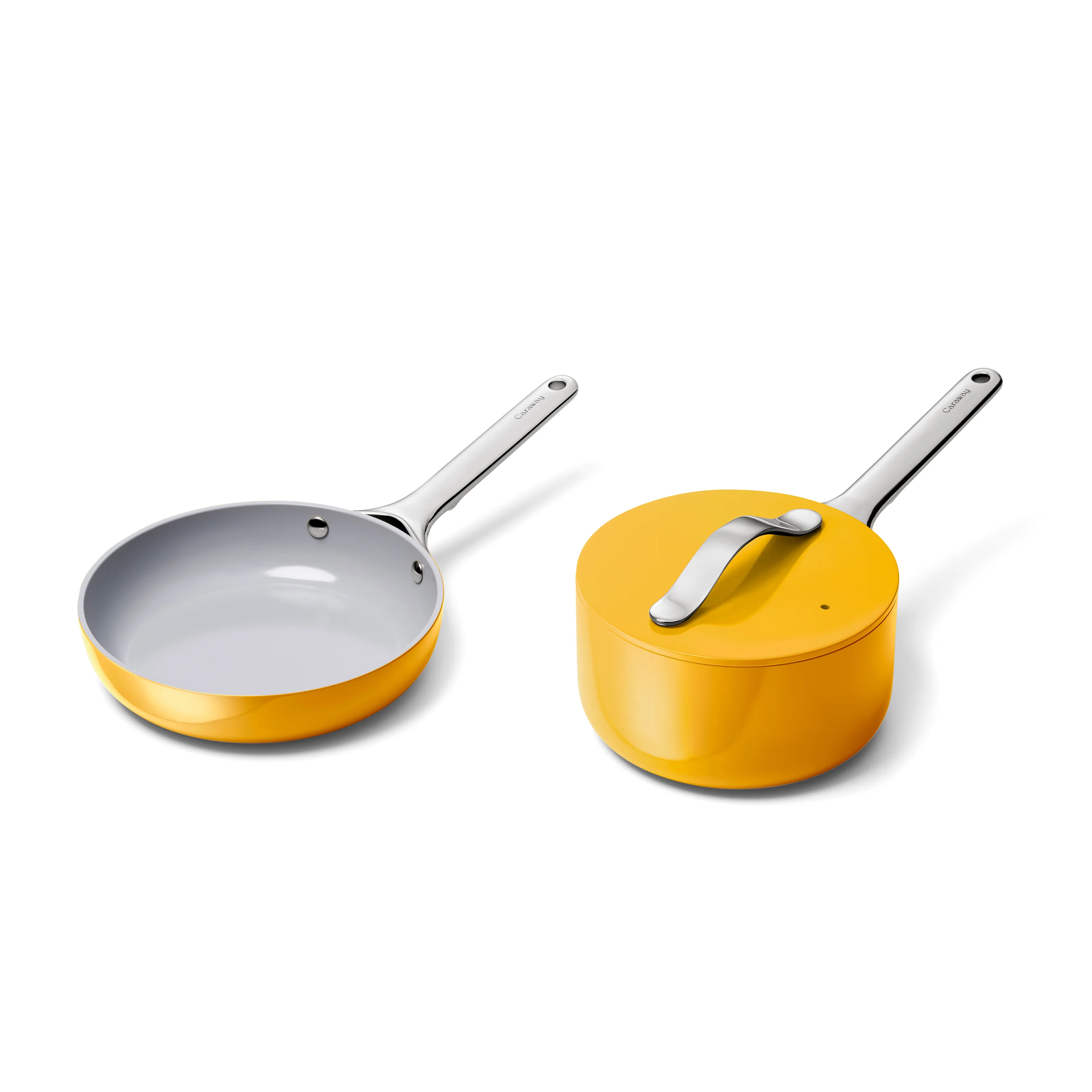 Ceramic Mini Fry Pan & Mini Sauce Pan Duo - Image 6