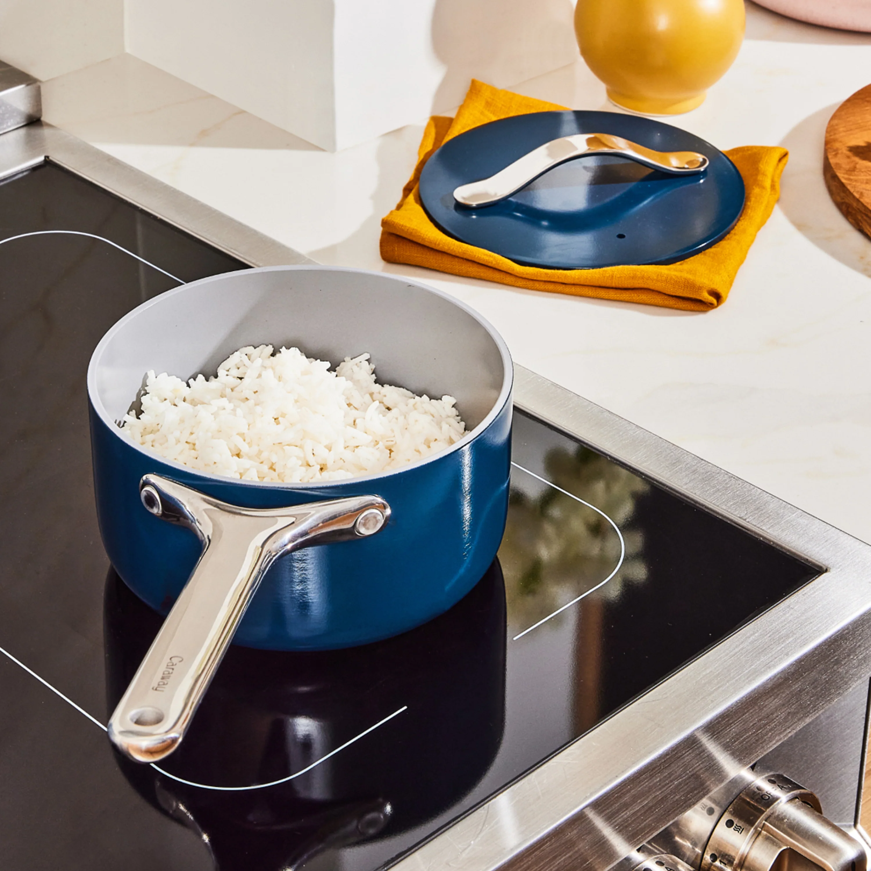 Ceramic Sauce Pan with Lid, 1.75 qt - Image 12