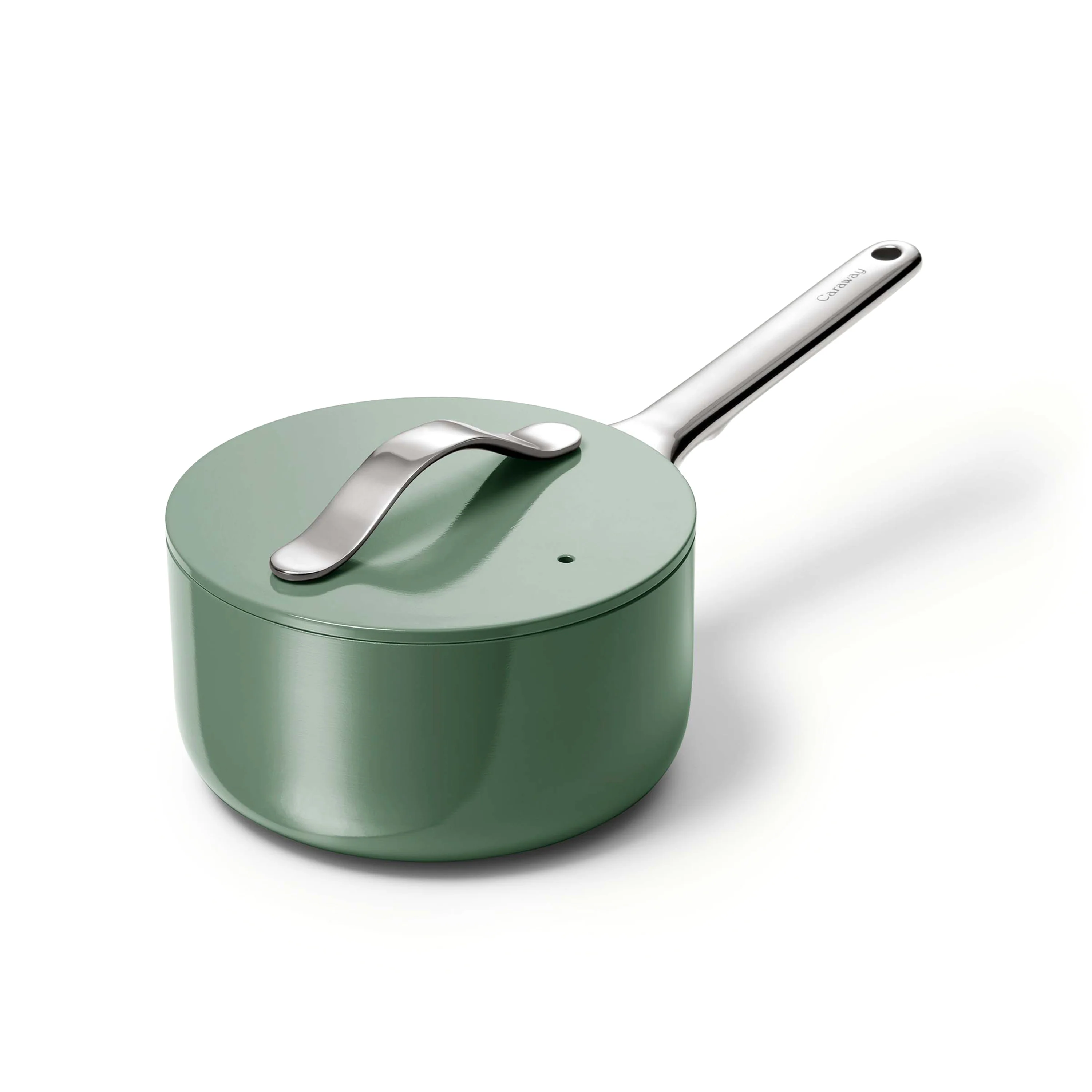 Ceramic Sauce Pan with Lid, 1.75 qt - Image 4