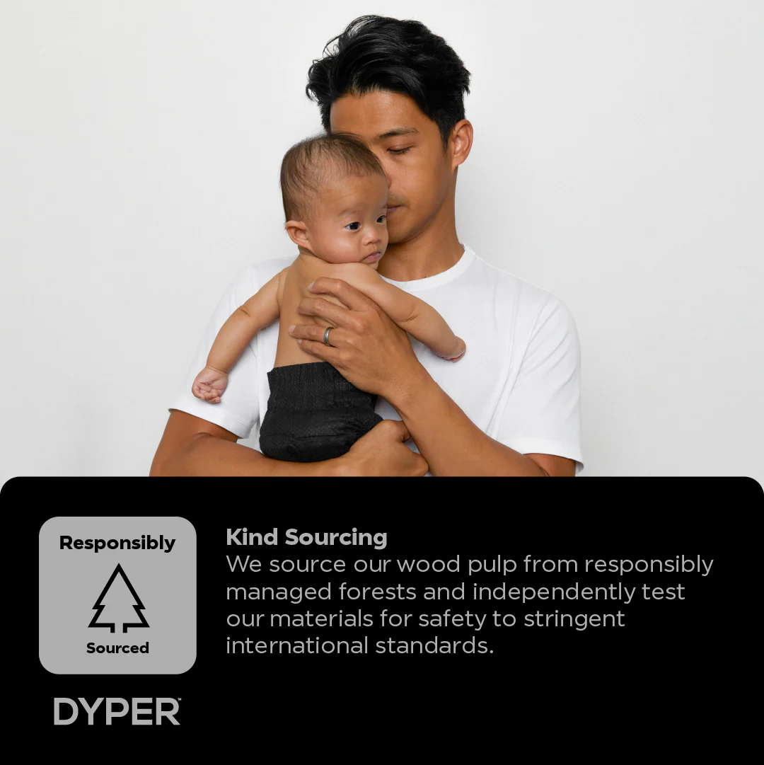 Charcoal Enhanced Diapers – Rash Relief with Ultra-Absorbent, FSC-Certified™ Core - Image 9