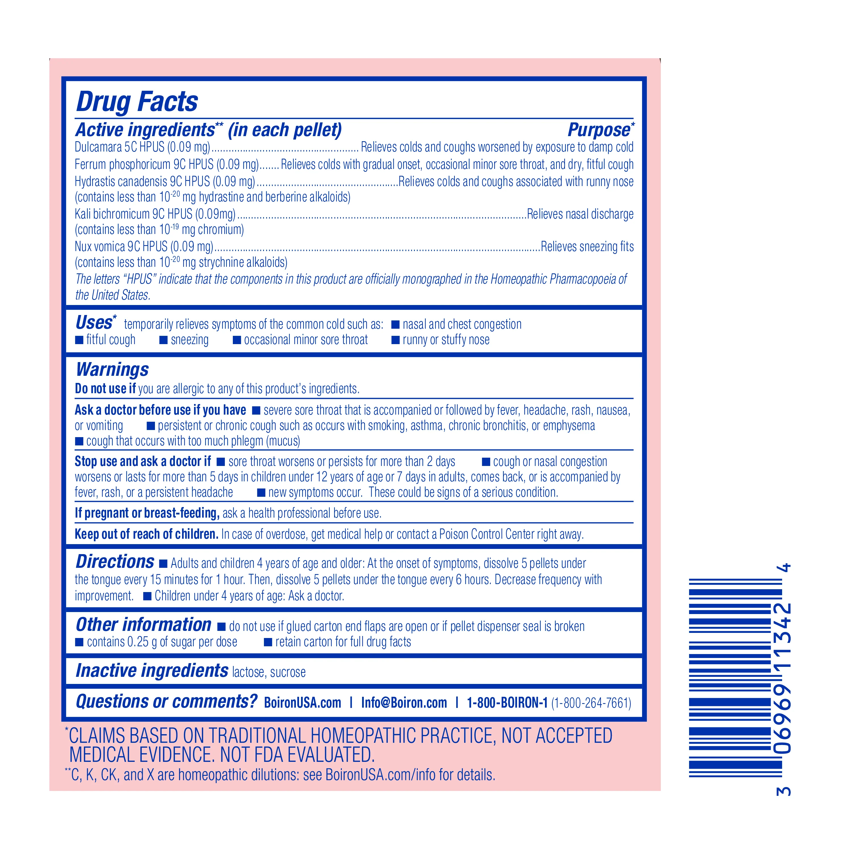 Chestal Cold & Cough Pellets - Image 2