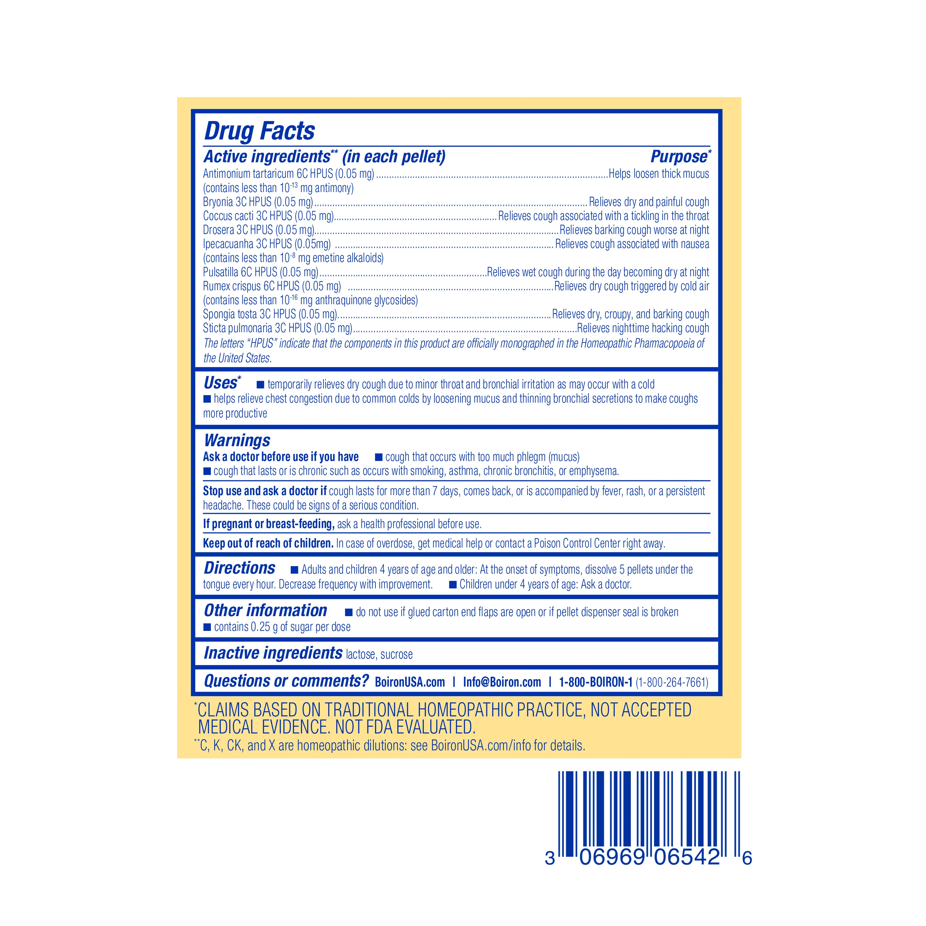 Chestal Meltaway Pellets, Cough & Mucus Relief - Image 2