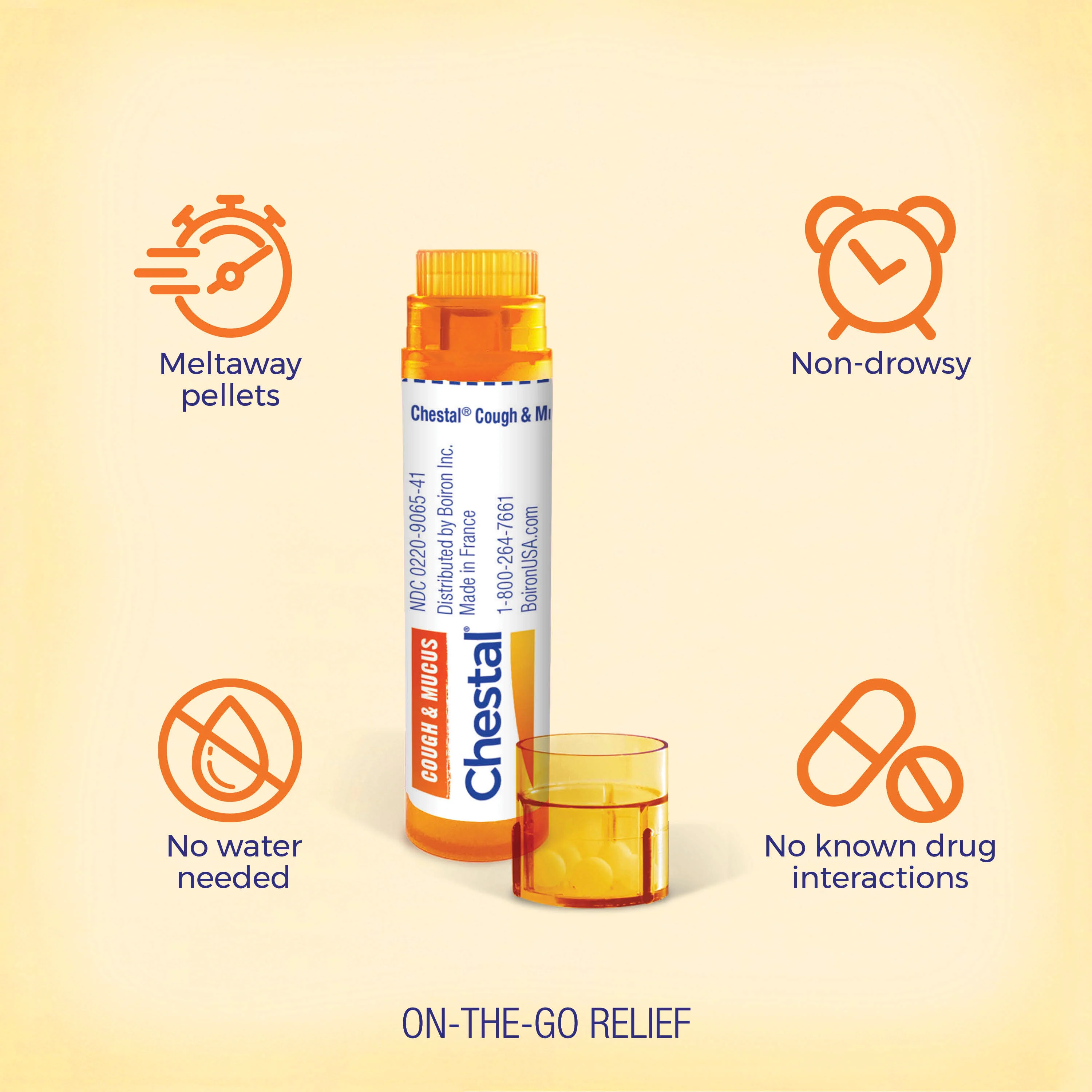 Chestal Meltaway Pellets, Cough & Mucus Relief - Image 6
