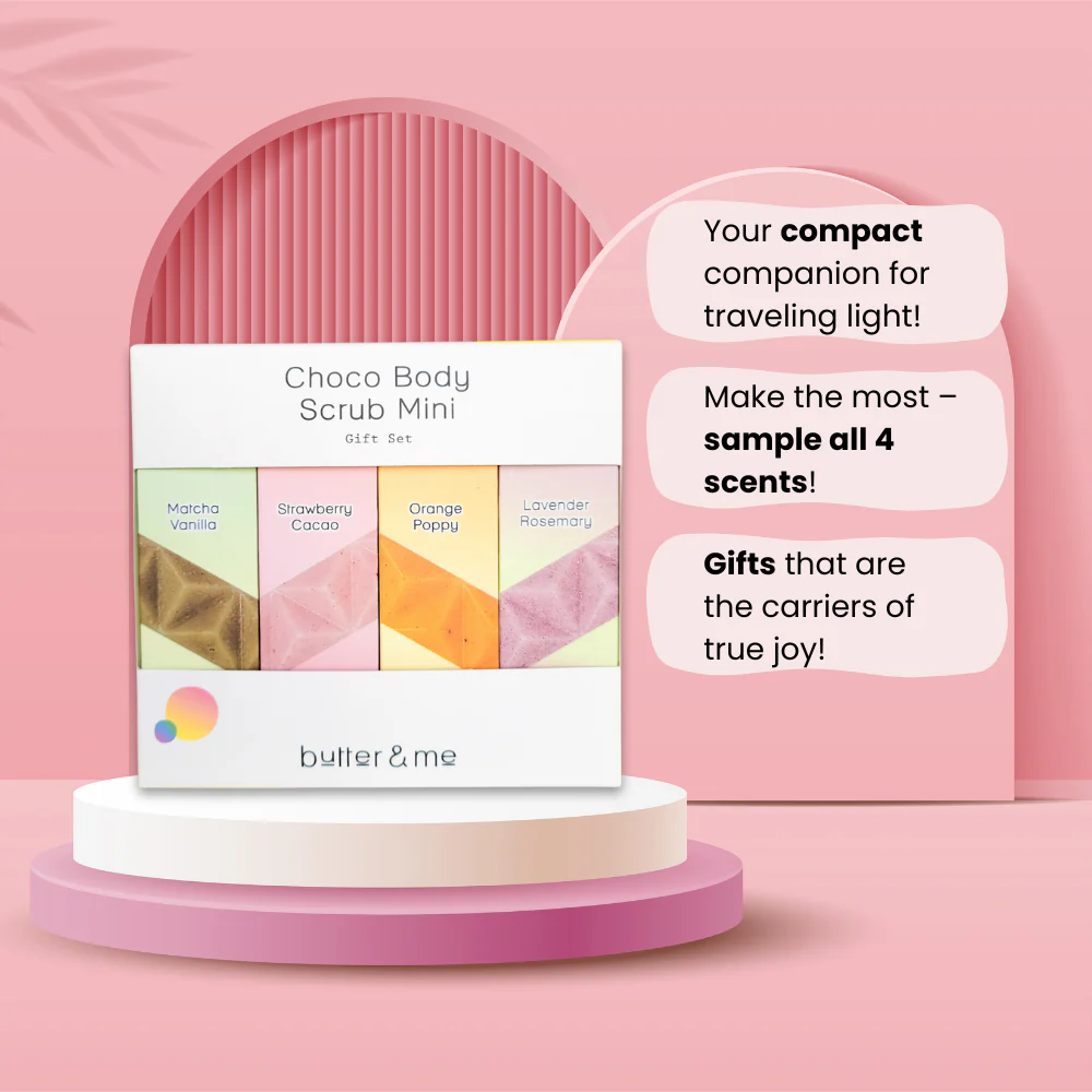 Choco Body Scrub Mini Gift Set - Image 3