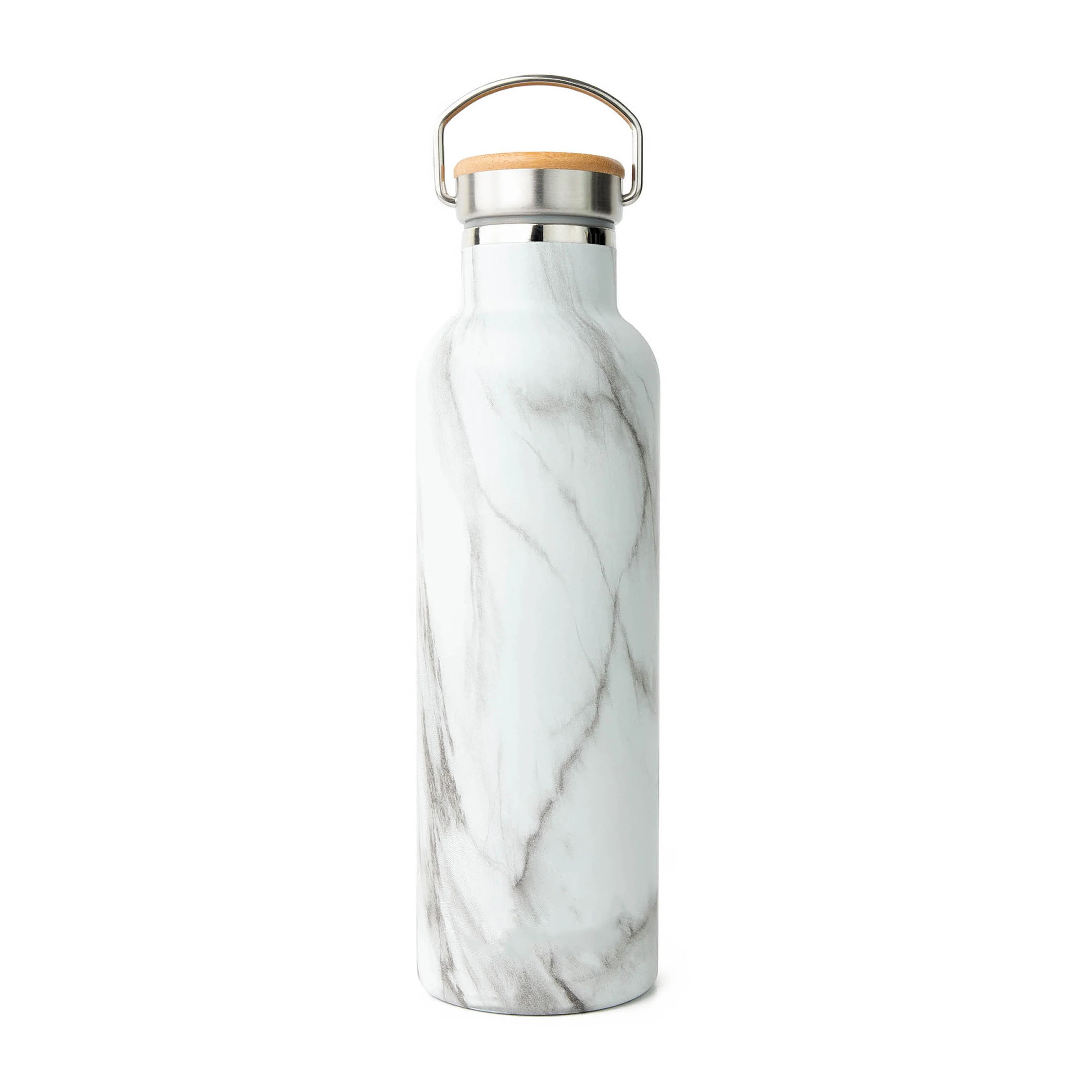 Classic Stainless Steel + Bamboo Lid Bottle - Image 10