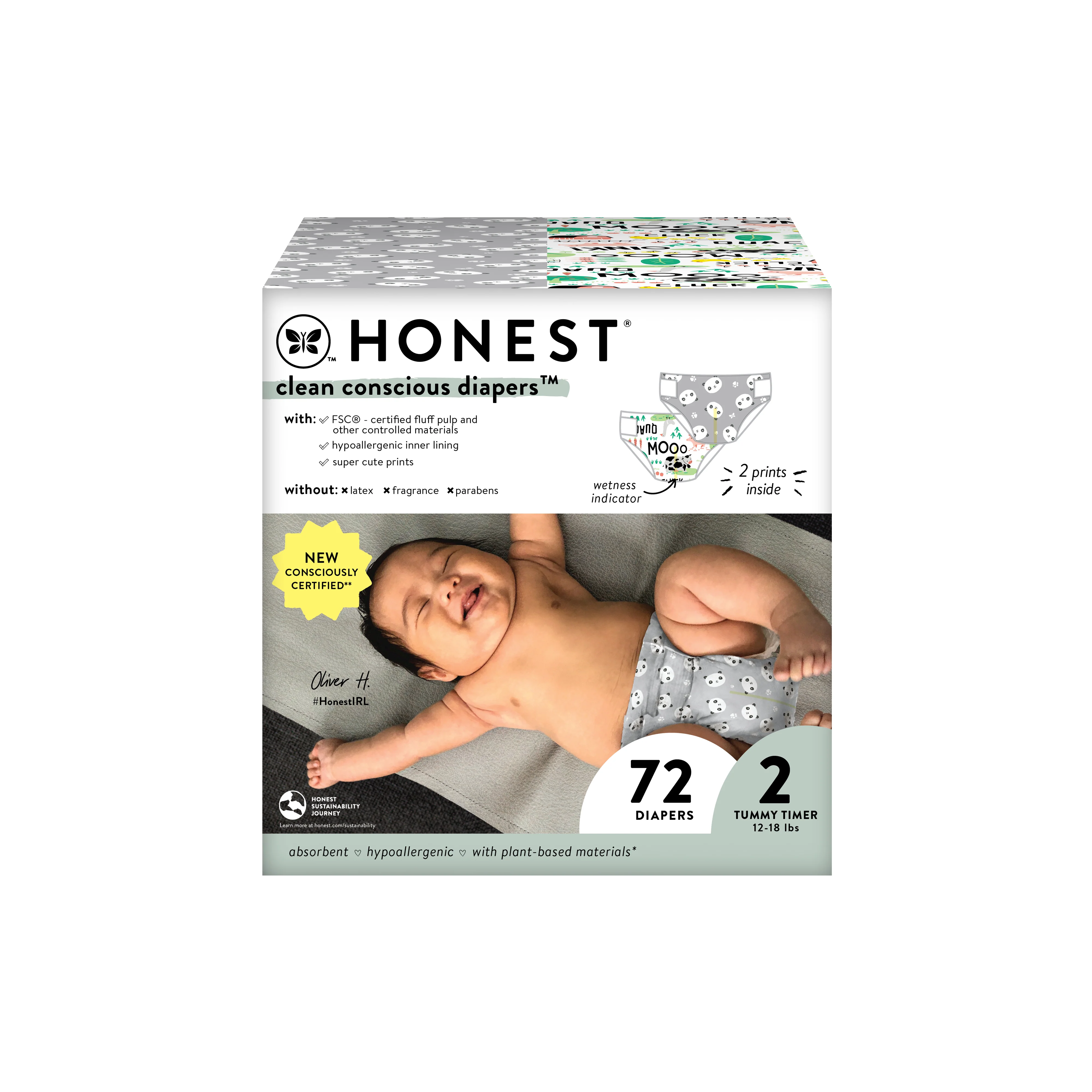 Clean Conscious⢠Disposable Diapers Box - Image 3