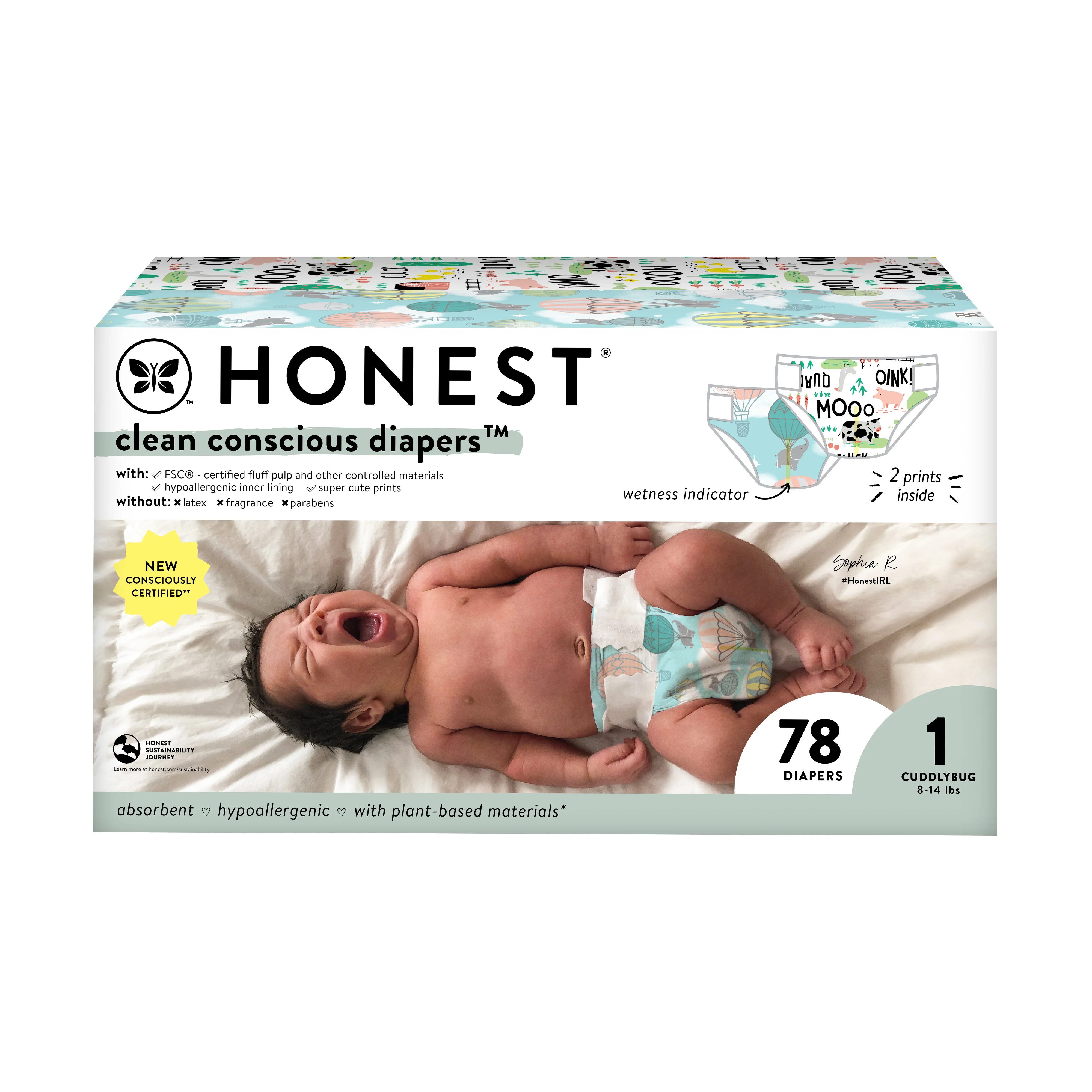 Clean Conscious⢠Disposable Diapers Box - Image 5