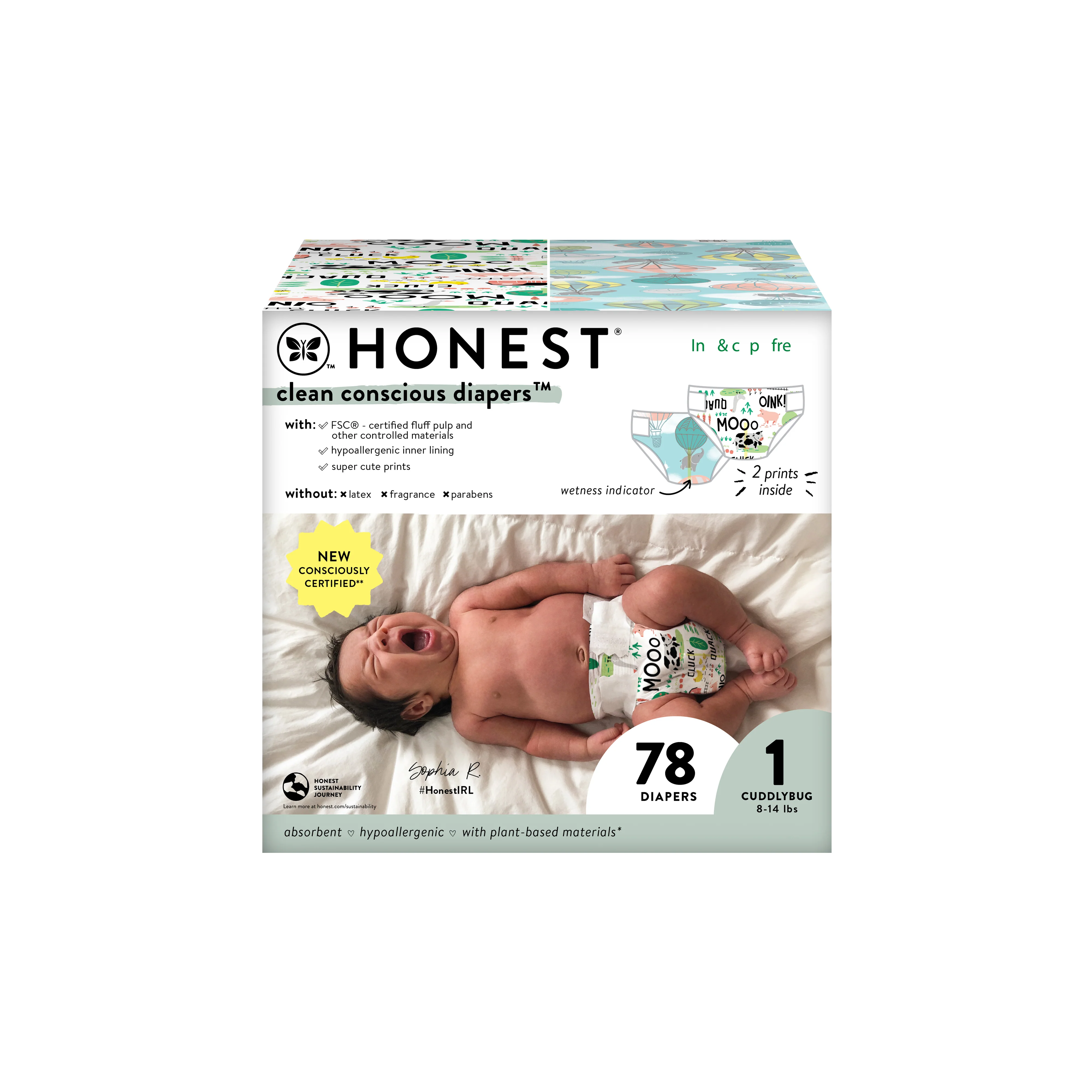 Clean Conscious⢠Disposable Diapers Box - Image 6