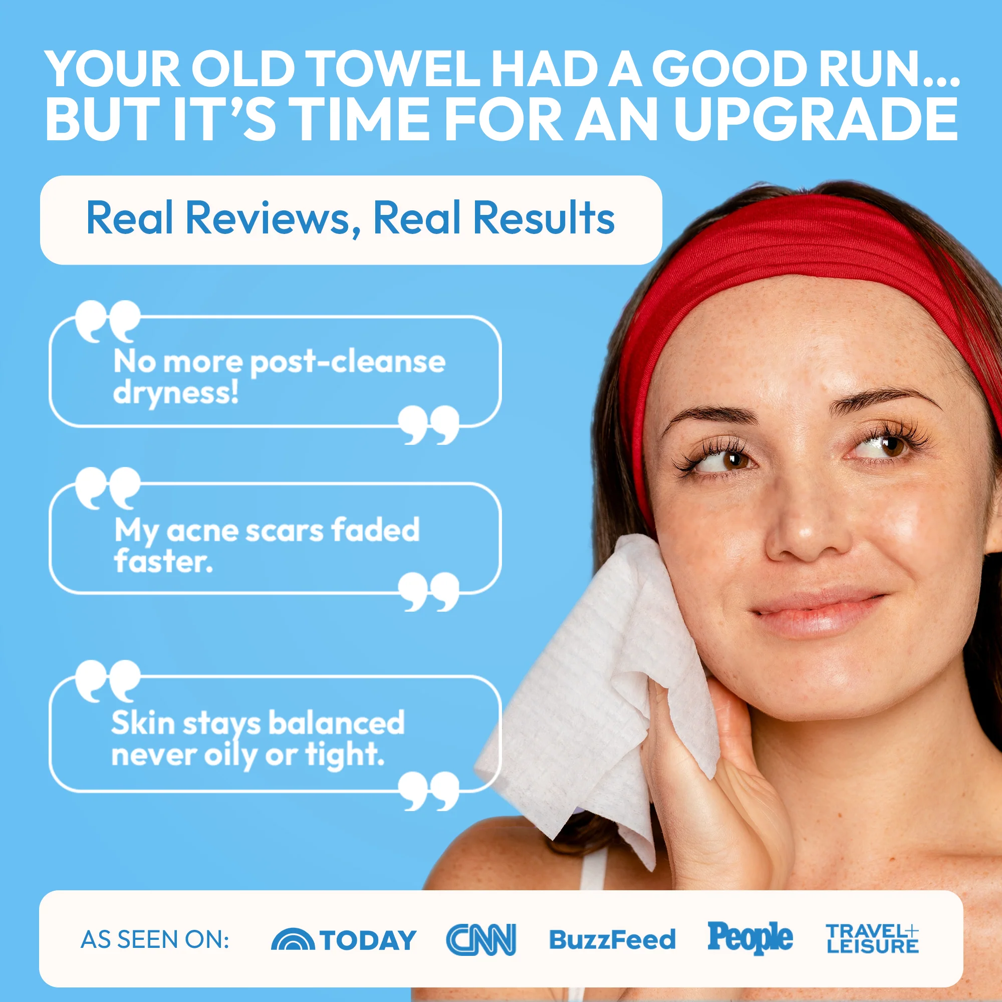 Clean Facial Towels, Fragrance Free - Image 13