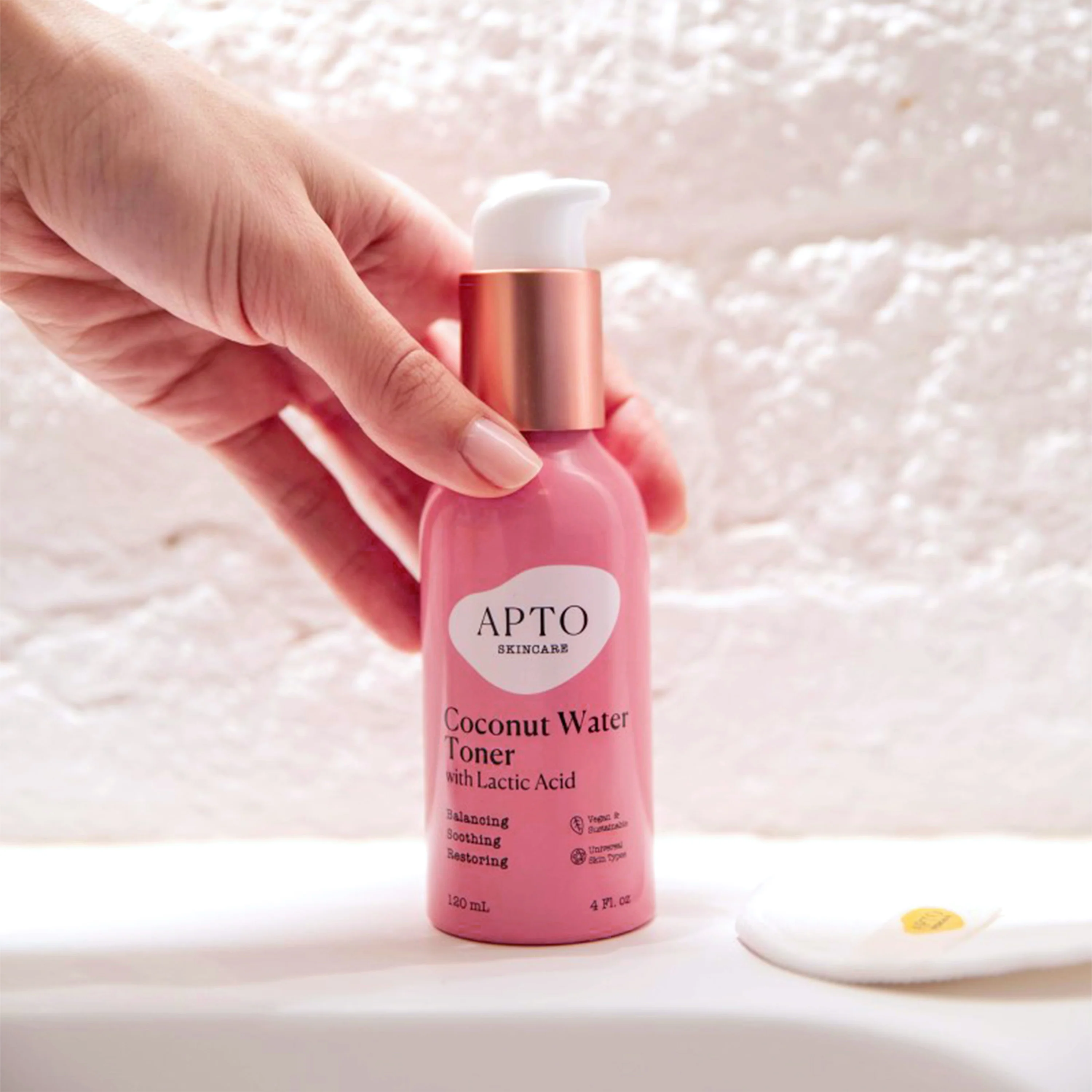 Coconut Water Toner with Lactic Acid, Balancing & Hydrating Toner - Image 4