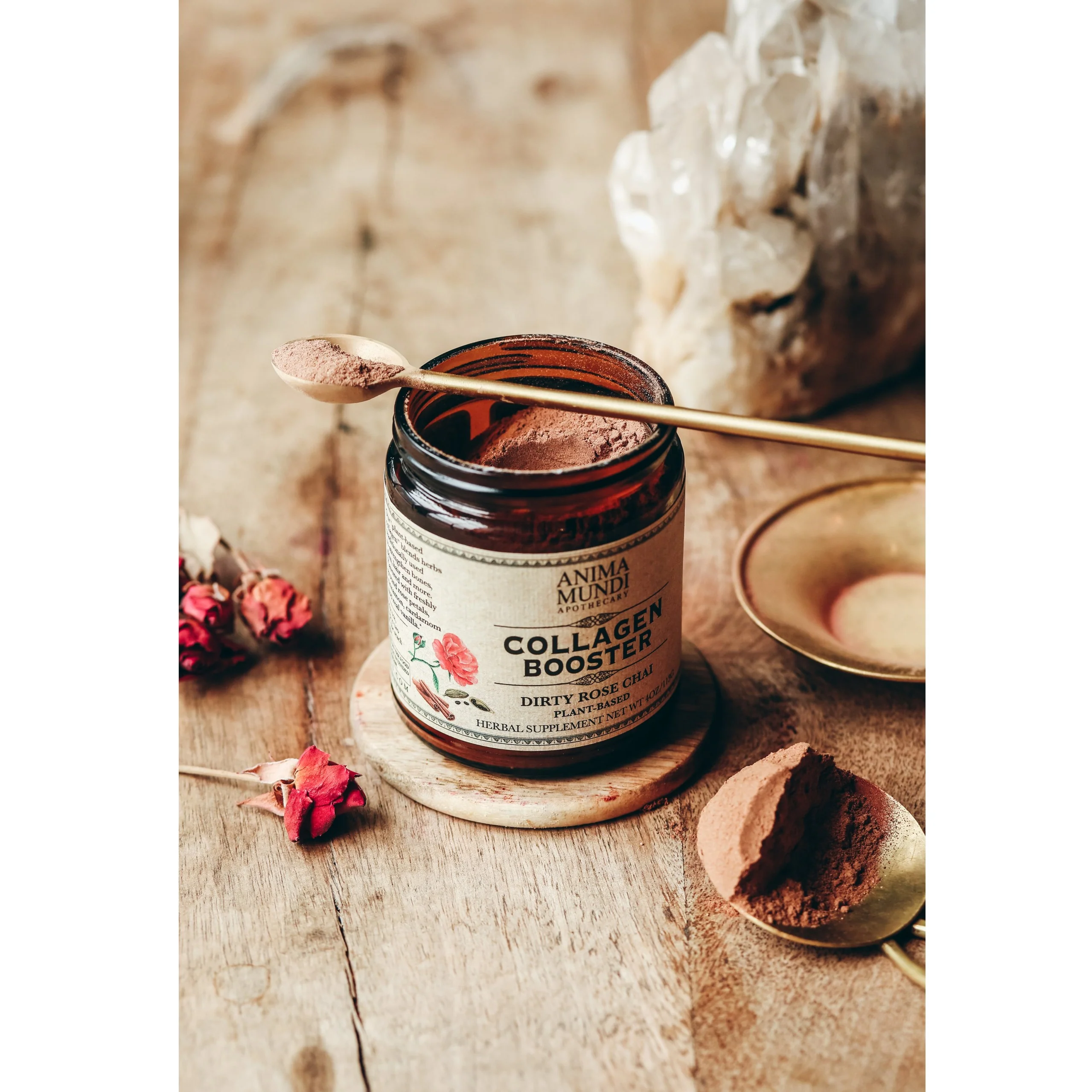 COLLAGEN BOOSTER Powder, Dirty Rose Chai - Image 3