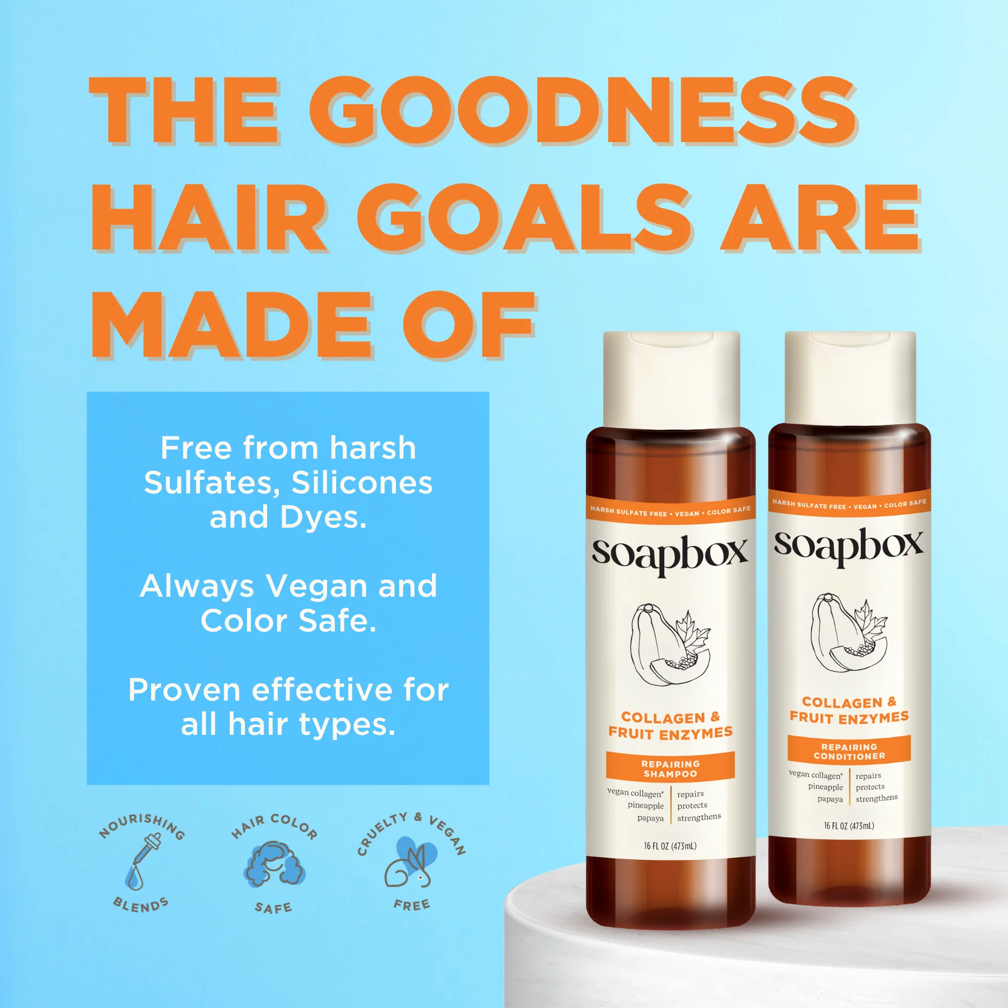 Vegan Collagen & Fruit Enzymes Strengthening Conditioner - Image 7