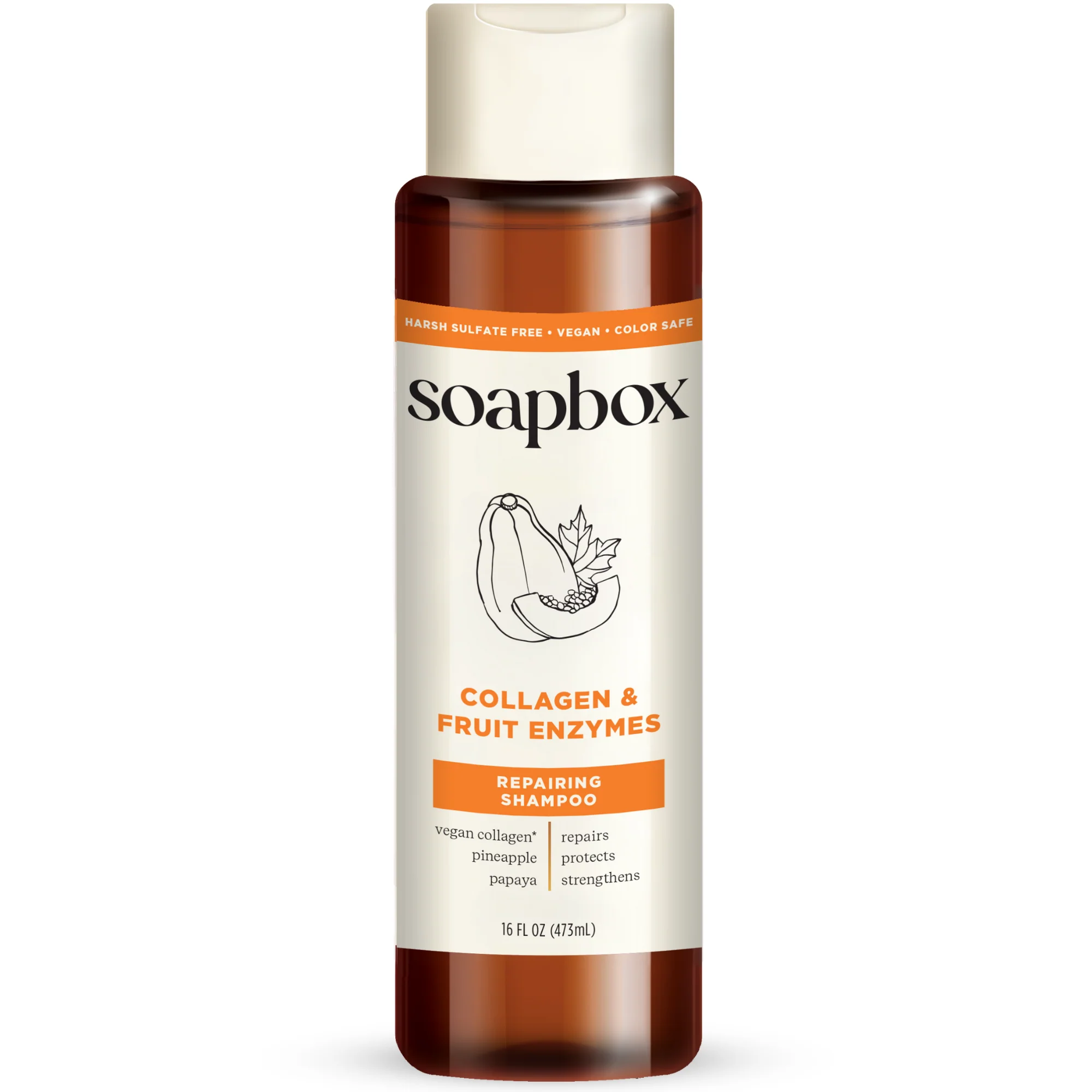 Vegan Collagen & Fruit Enzymes Strengthening Shampoo