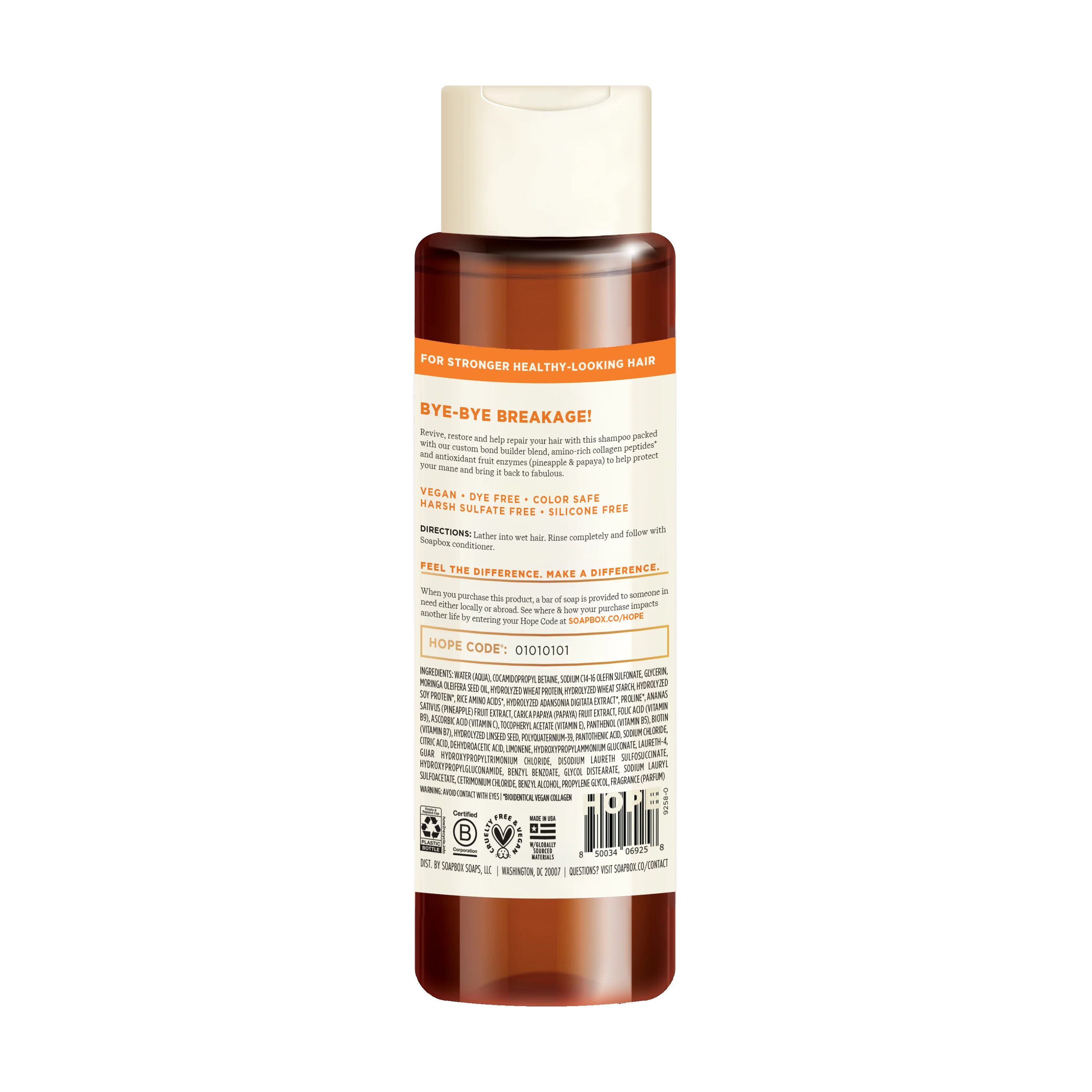 Vegan Collagen & Fruit Enzymes Strengthening Shampoo - Image 8