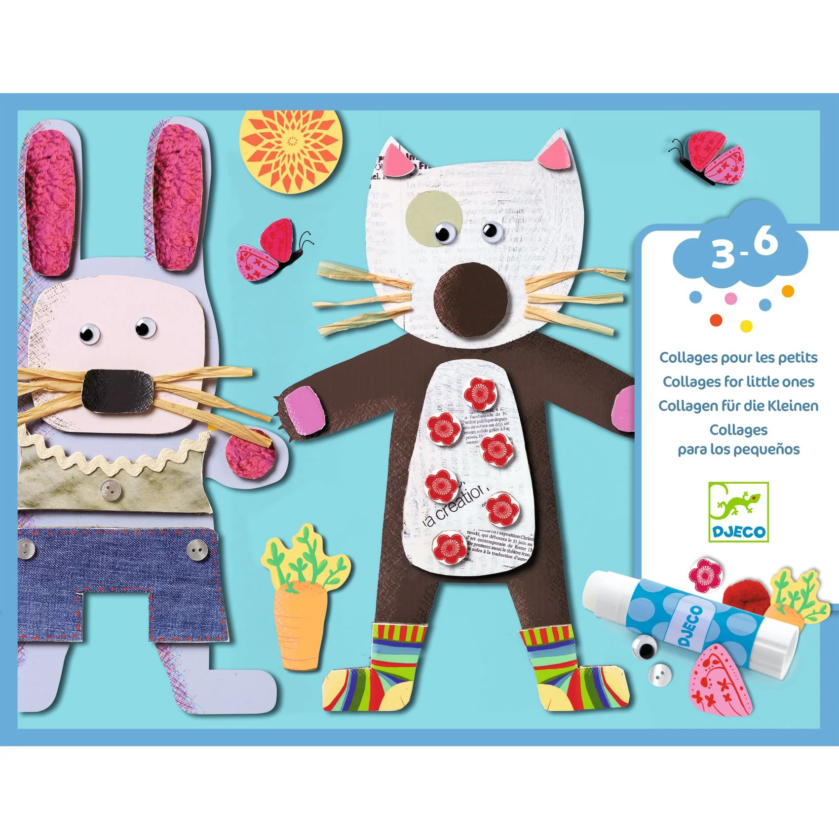 Collages for Little Ones Craft Kit made with FSC® Certified Paper - Image 2