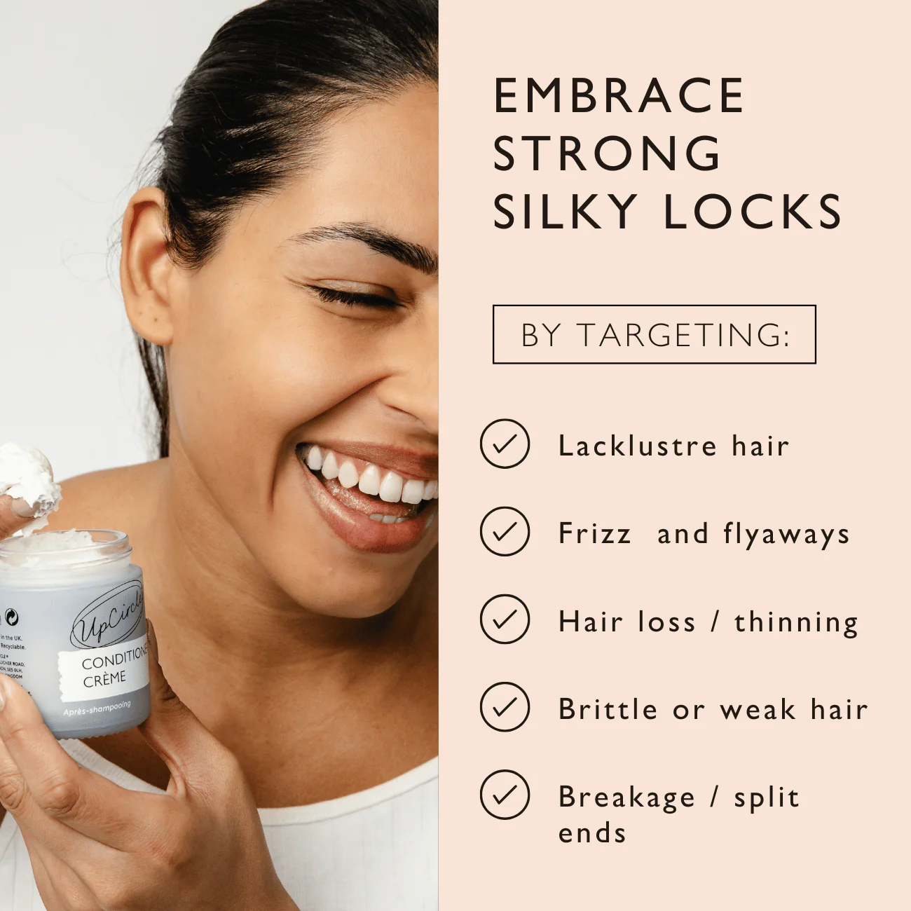 Conditioner Crème with Rosemary Oil, Bamboo Extract + Vitamin E - Image 7