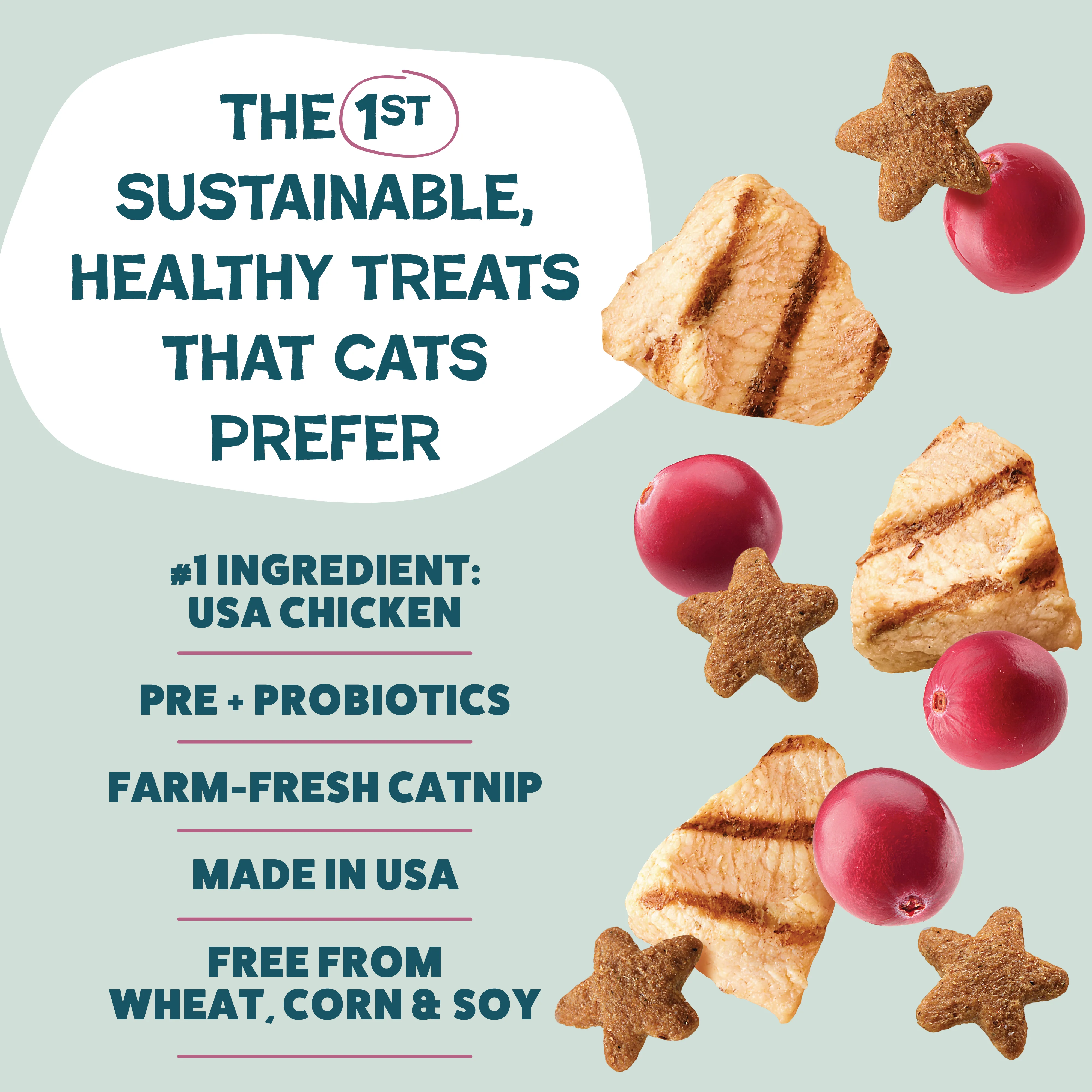 Cran You Say Chicken Cat Treats - Image 4