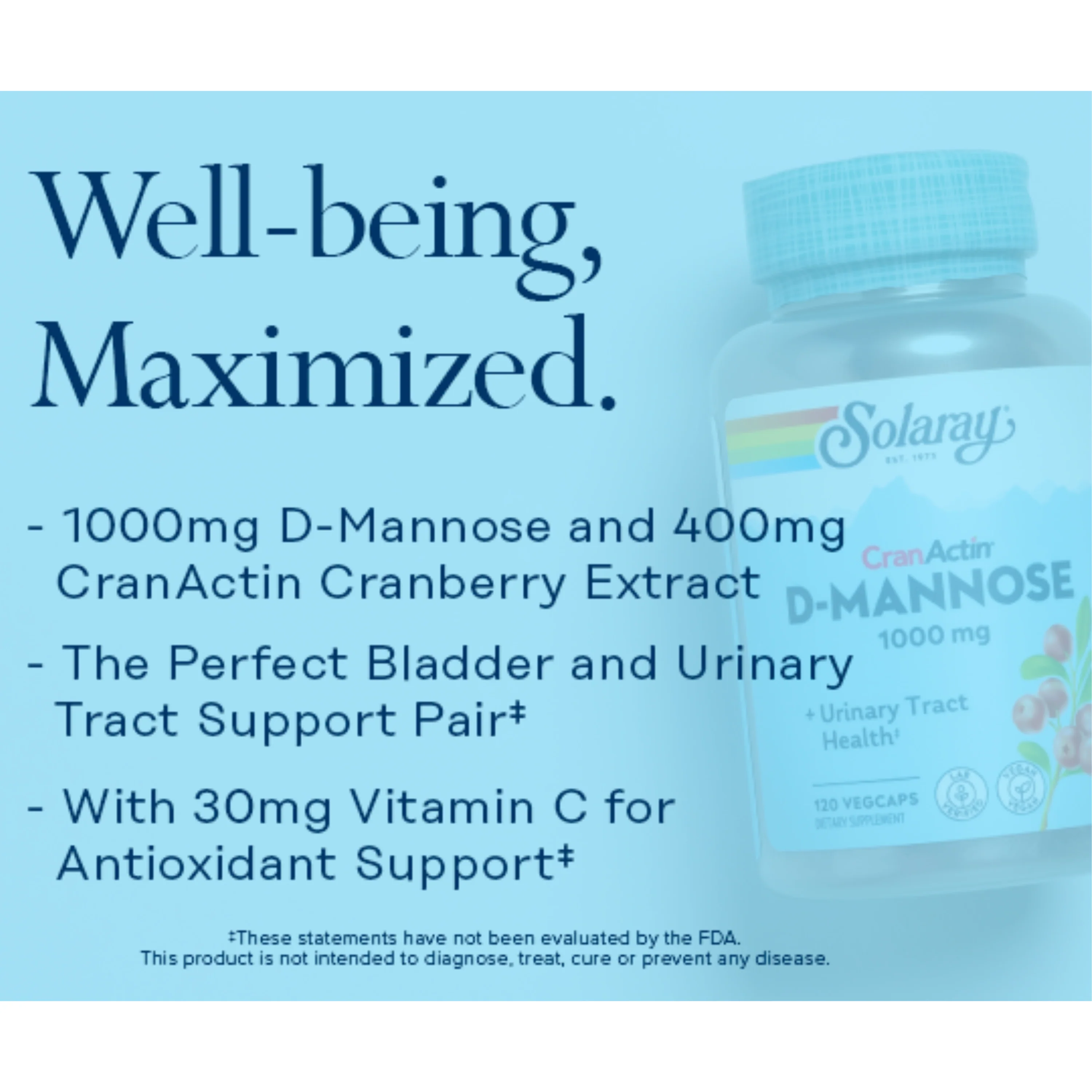 CranActin® D-Mannose, 1000 mg - Image 6