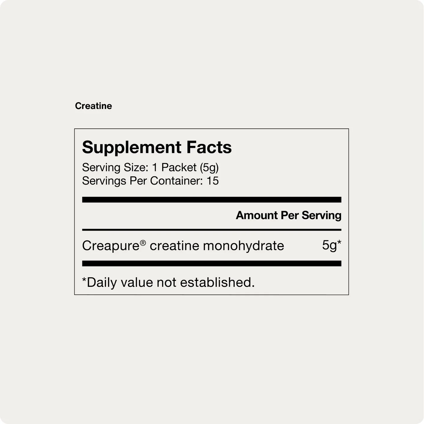 Creatine - Creapure - Single Serve - Image 2