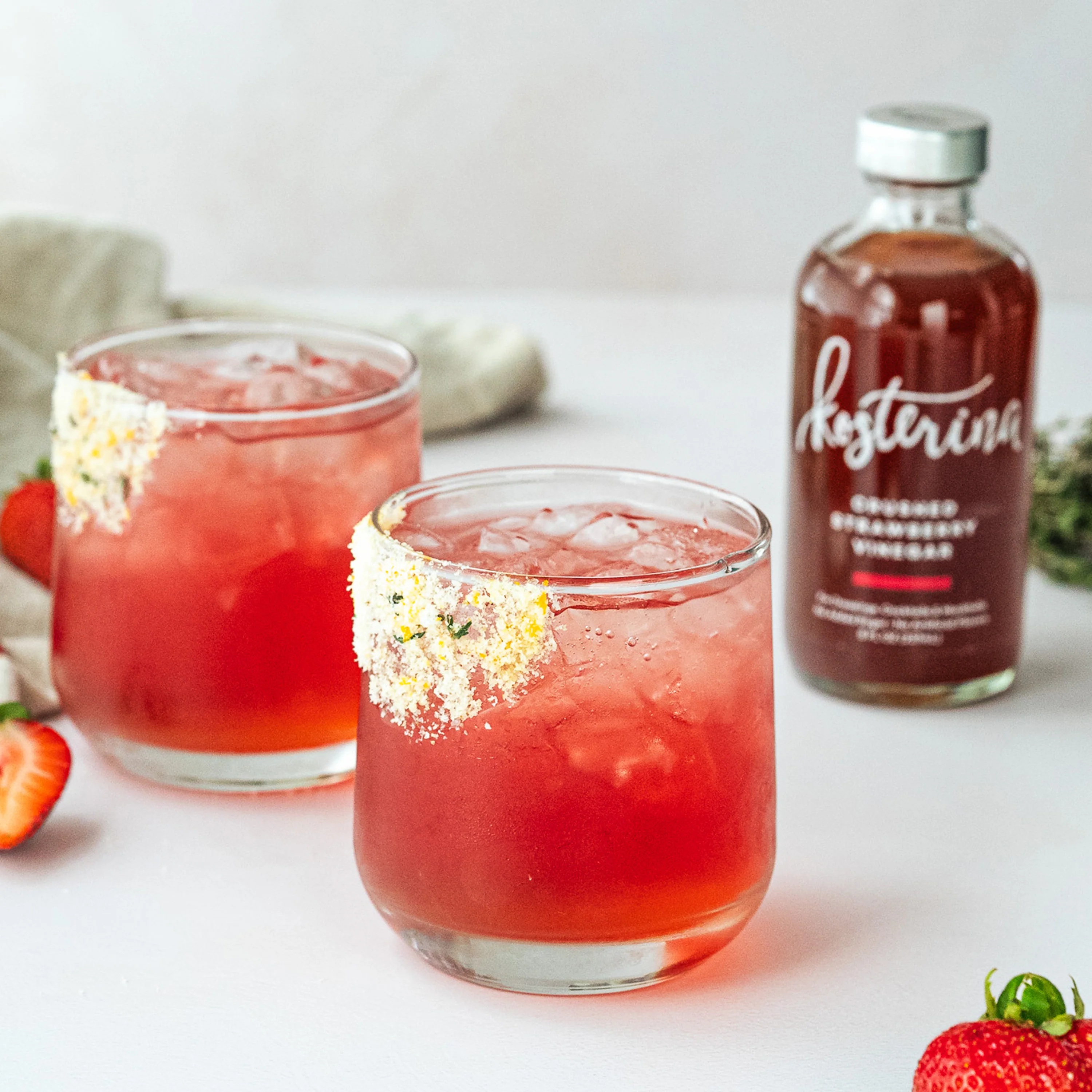Crushed Strawberry Vinegar - Image 4