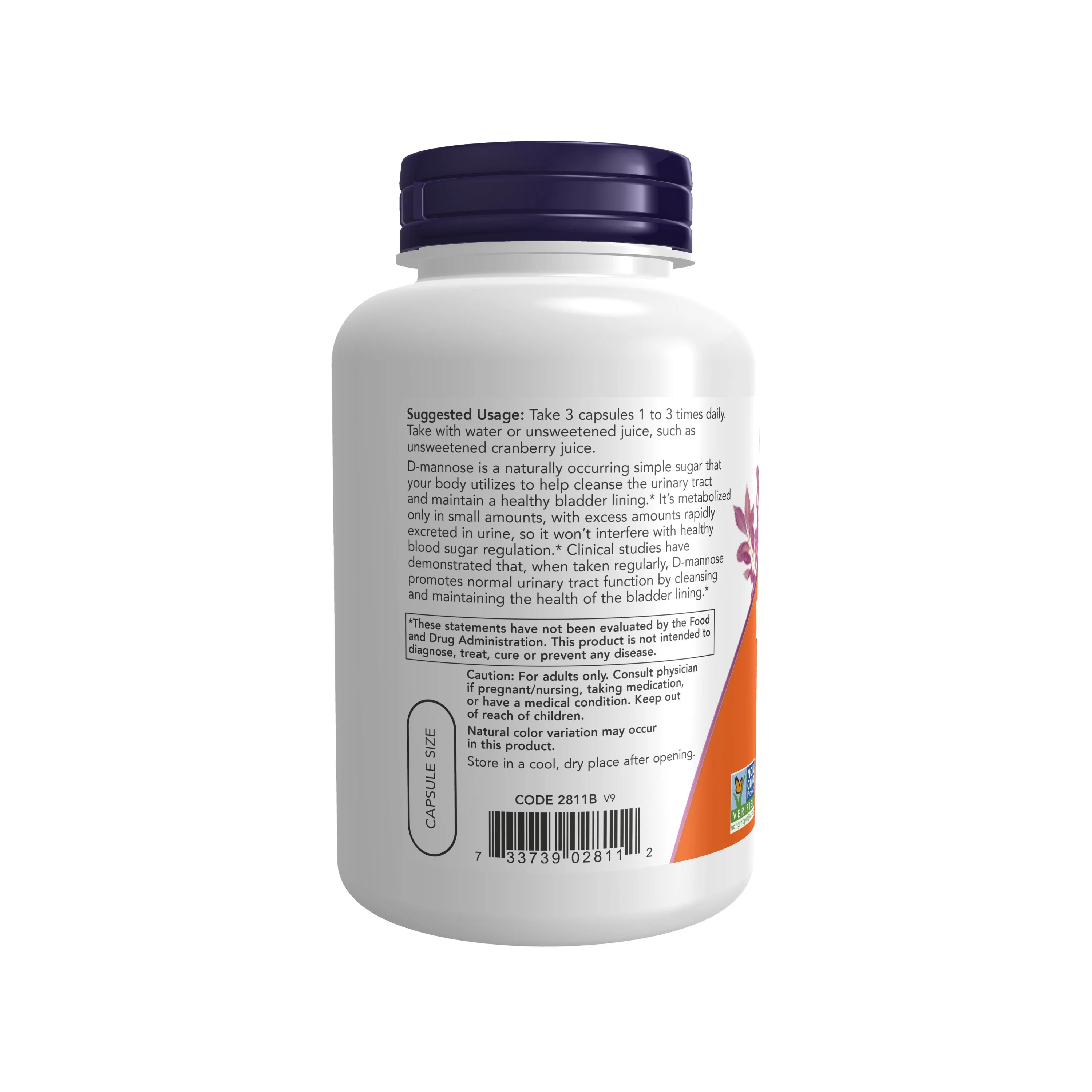 D-Mannose 500MG - For Healthy Urinary Tract - Image 3
