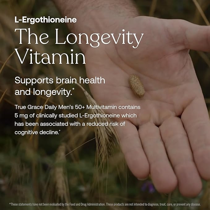 Daily Men’s 50+ Multivitamin Tablets - Longevity & Memory Support* - Image 3