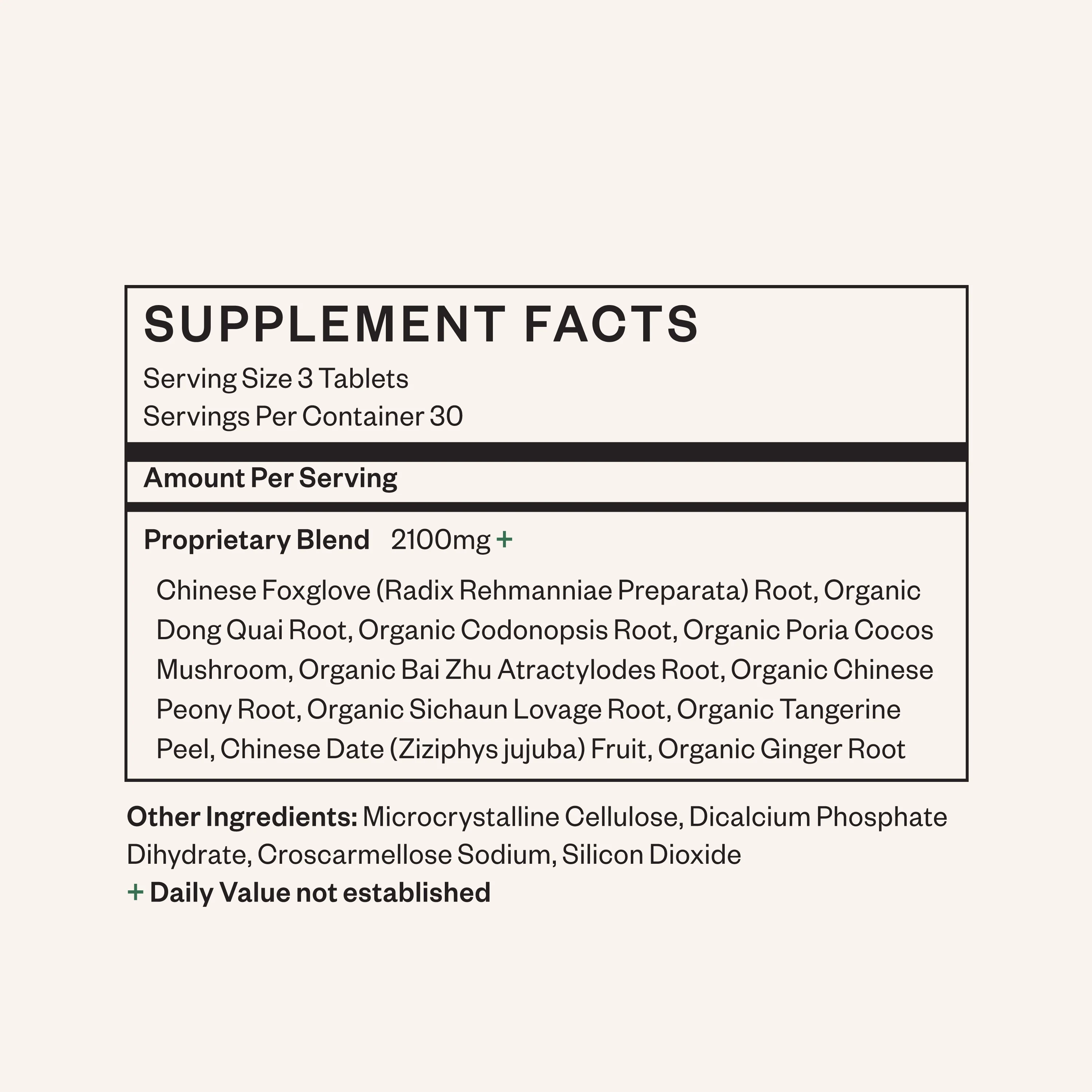 Daily Women's Multiherbal - For Total Body + Cycle Balance - Image 2