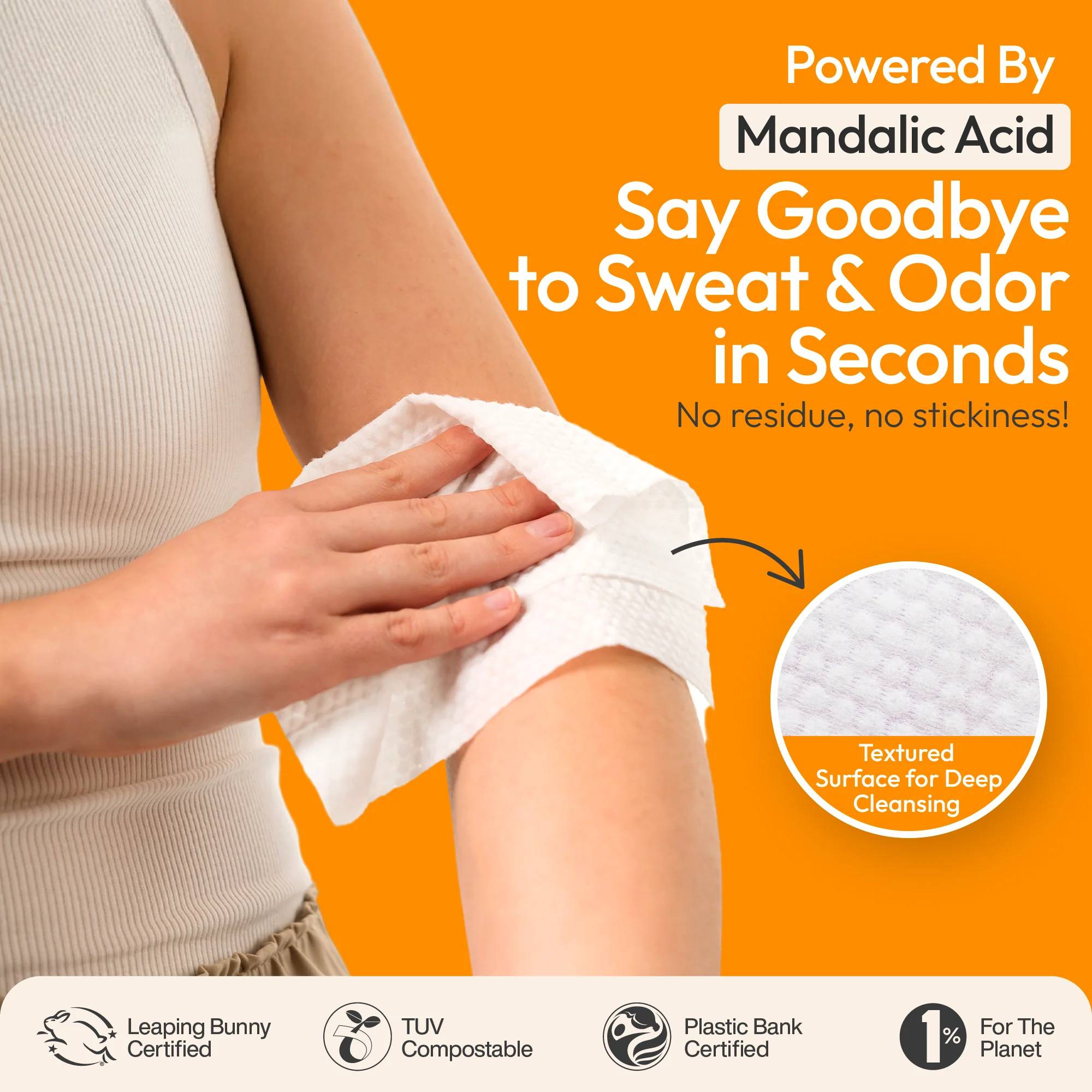 Deodorant Wipes with AHA - Image 5