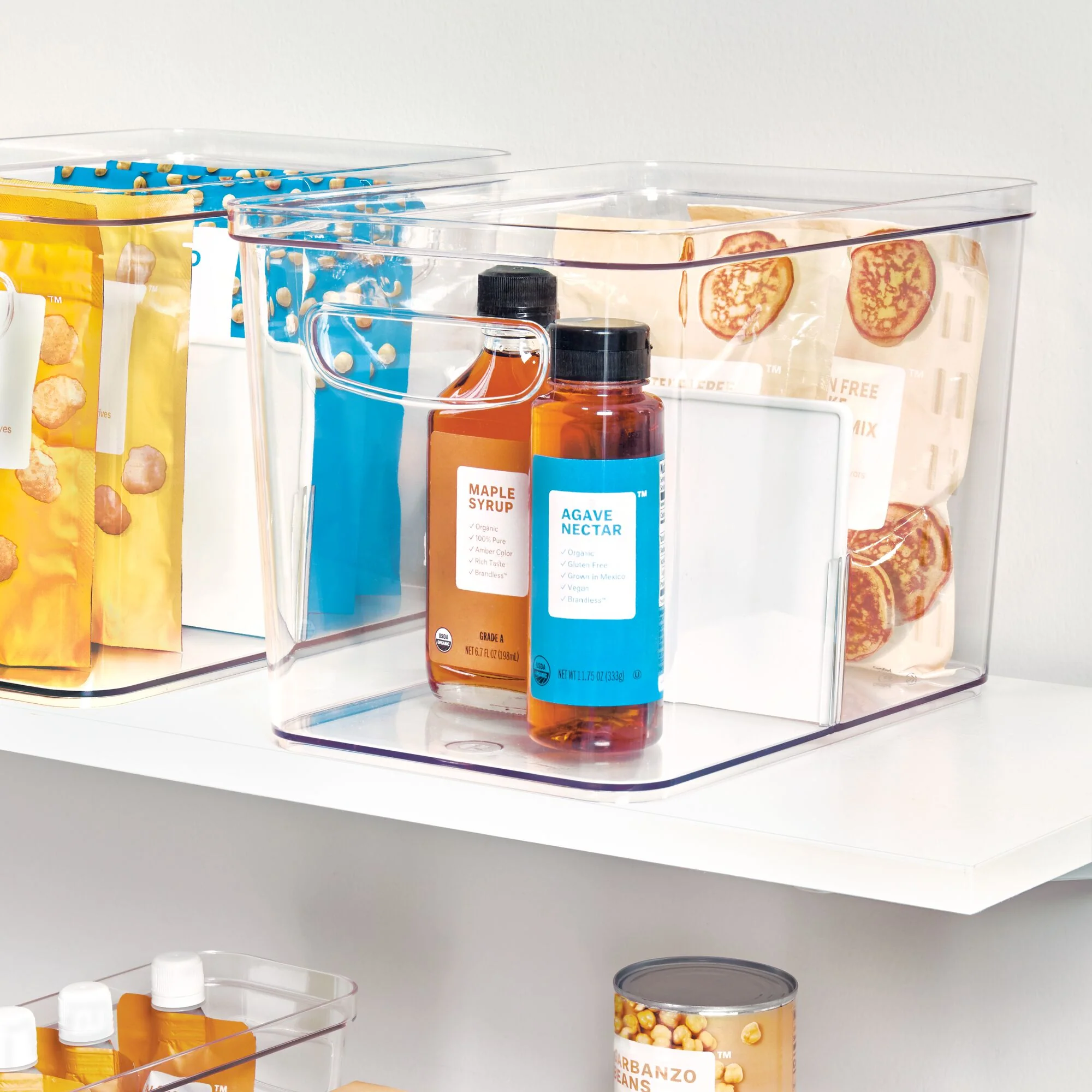 Divided Organizer Bin with Handles made with Recycled Plastic - Image 3