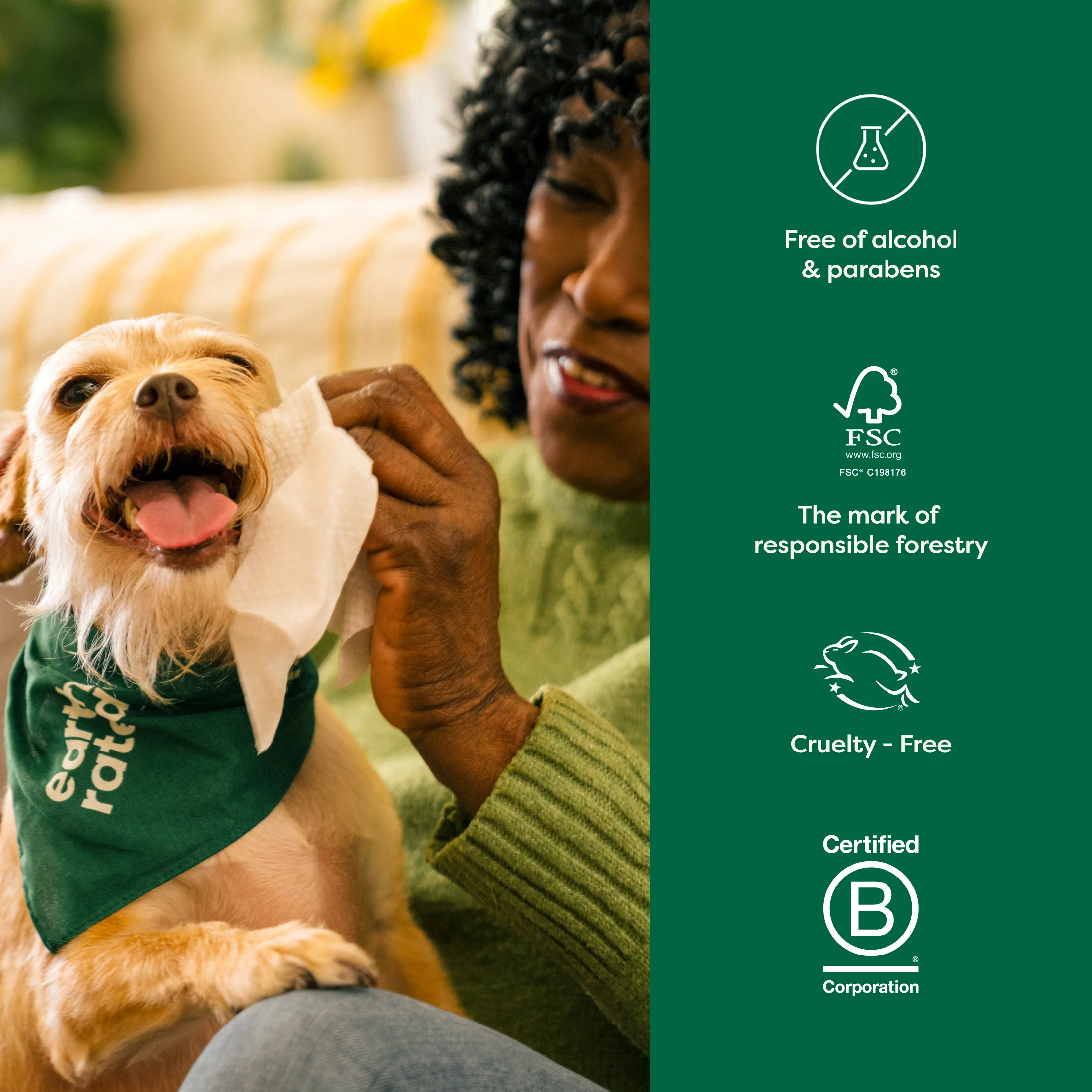 Hypoallergenic Dog Ear Cleansing Wipes - Image 13