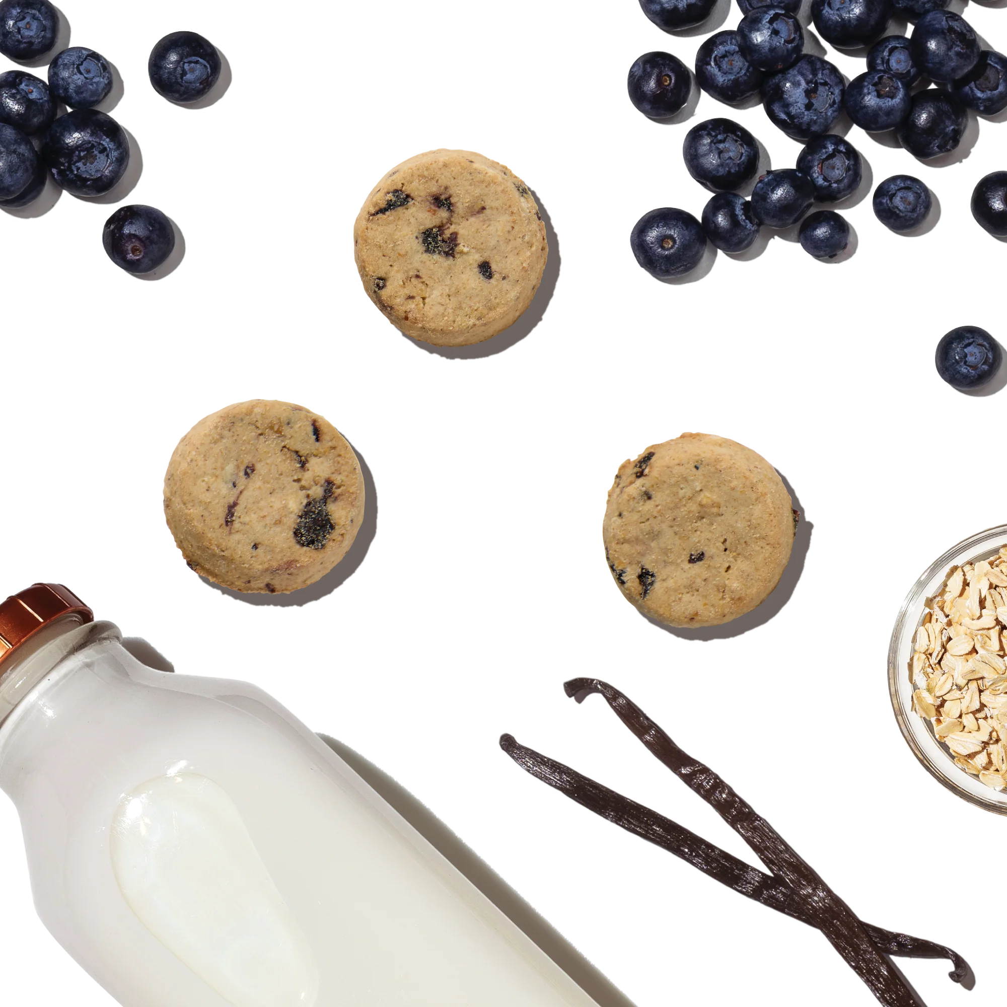 Dog Treat Blueberry & Vanilla Goat's Milk N' Cookies - Image 5