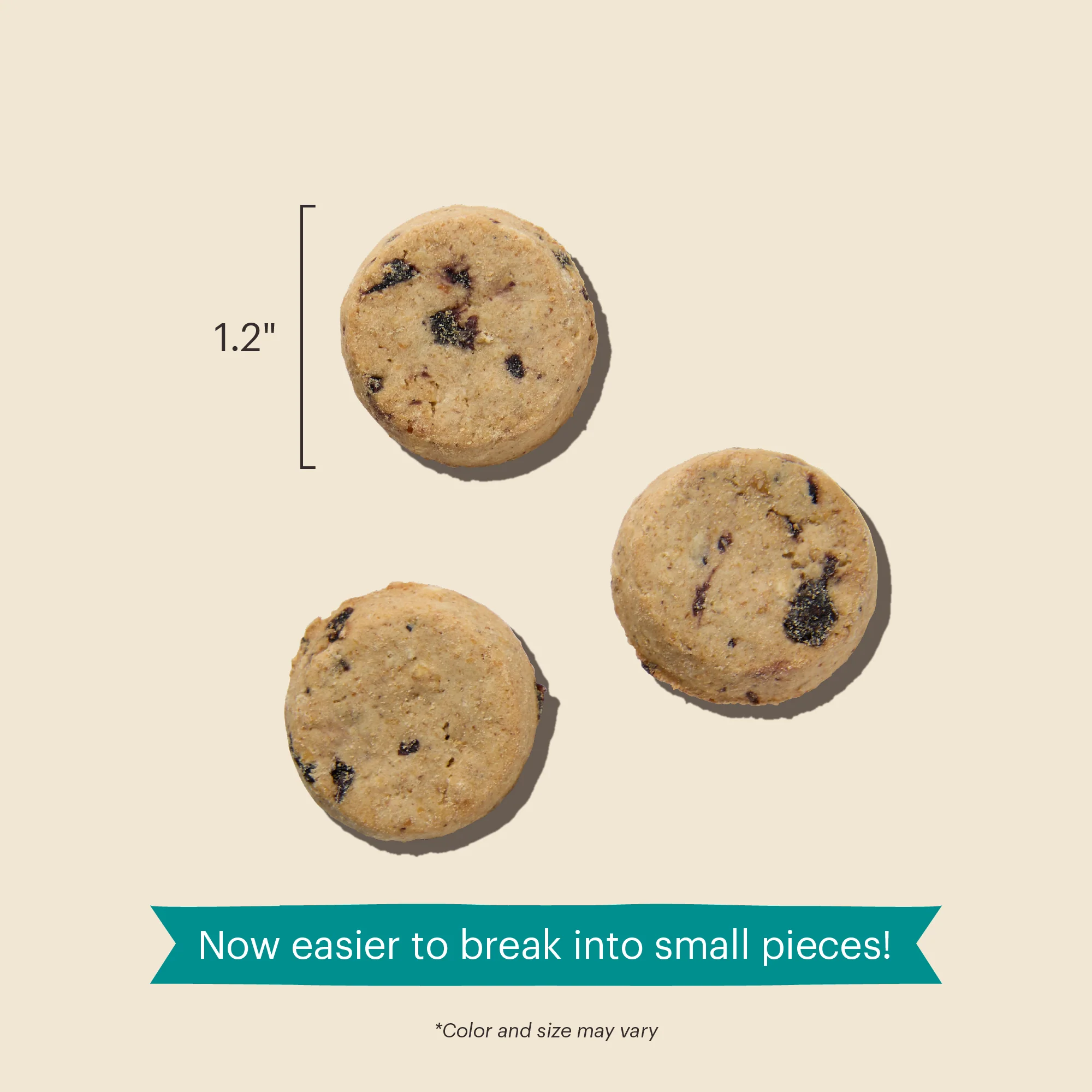 Dog Treat Blueberry & Vanilla Goat's Milk N' Cookies - Image 6