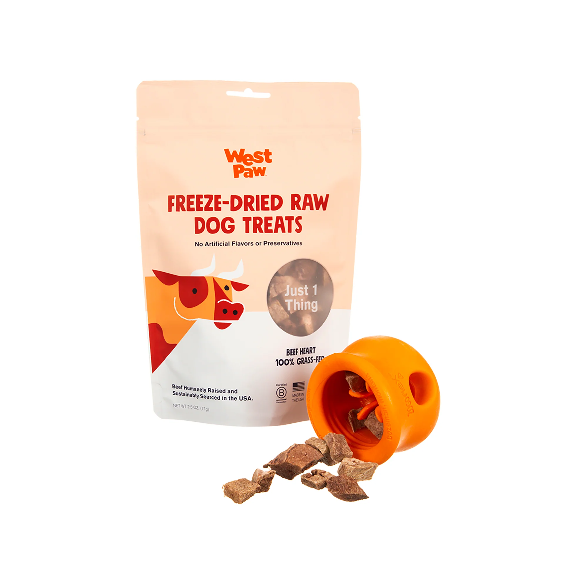 Dog Treat - Freeze-Dried Grass-Fed Beef Heart, Single Ingredient - Image 4