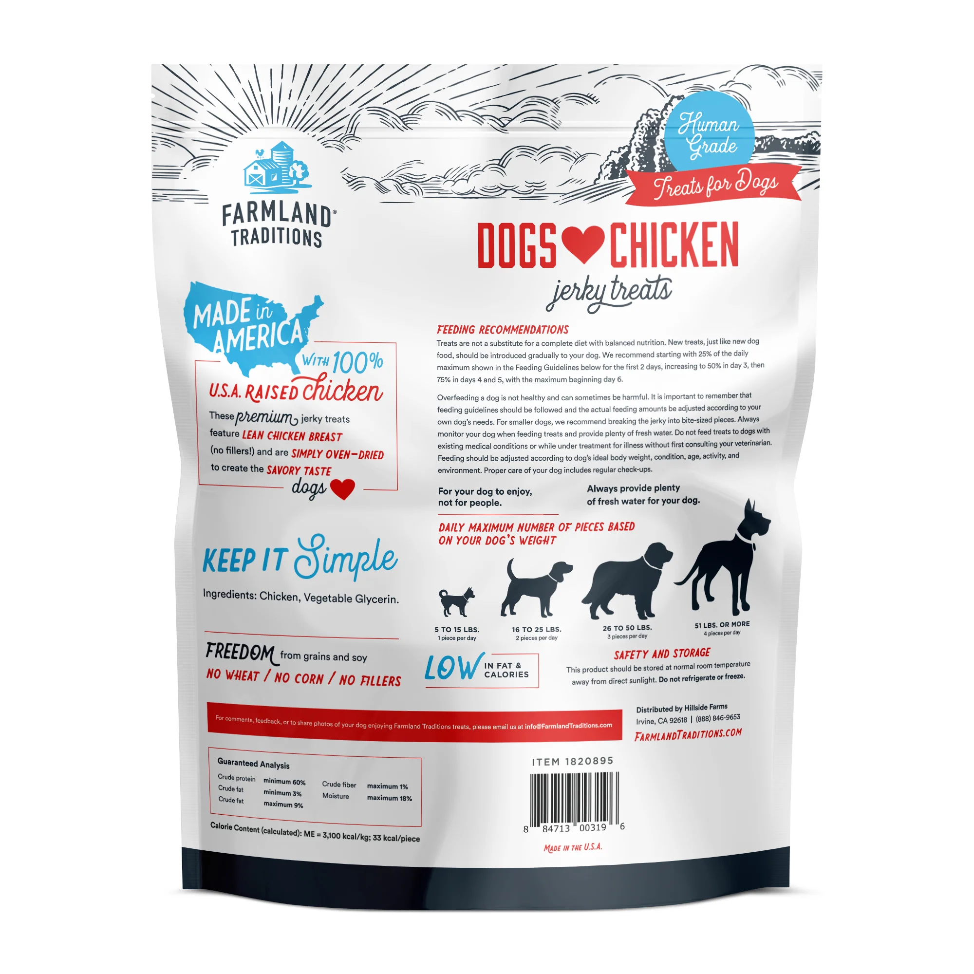 Dogs Love - Chicken Human Grade, No Antibiotics Ever Jerky Treats - Image 8