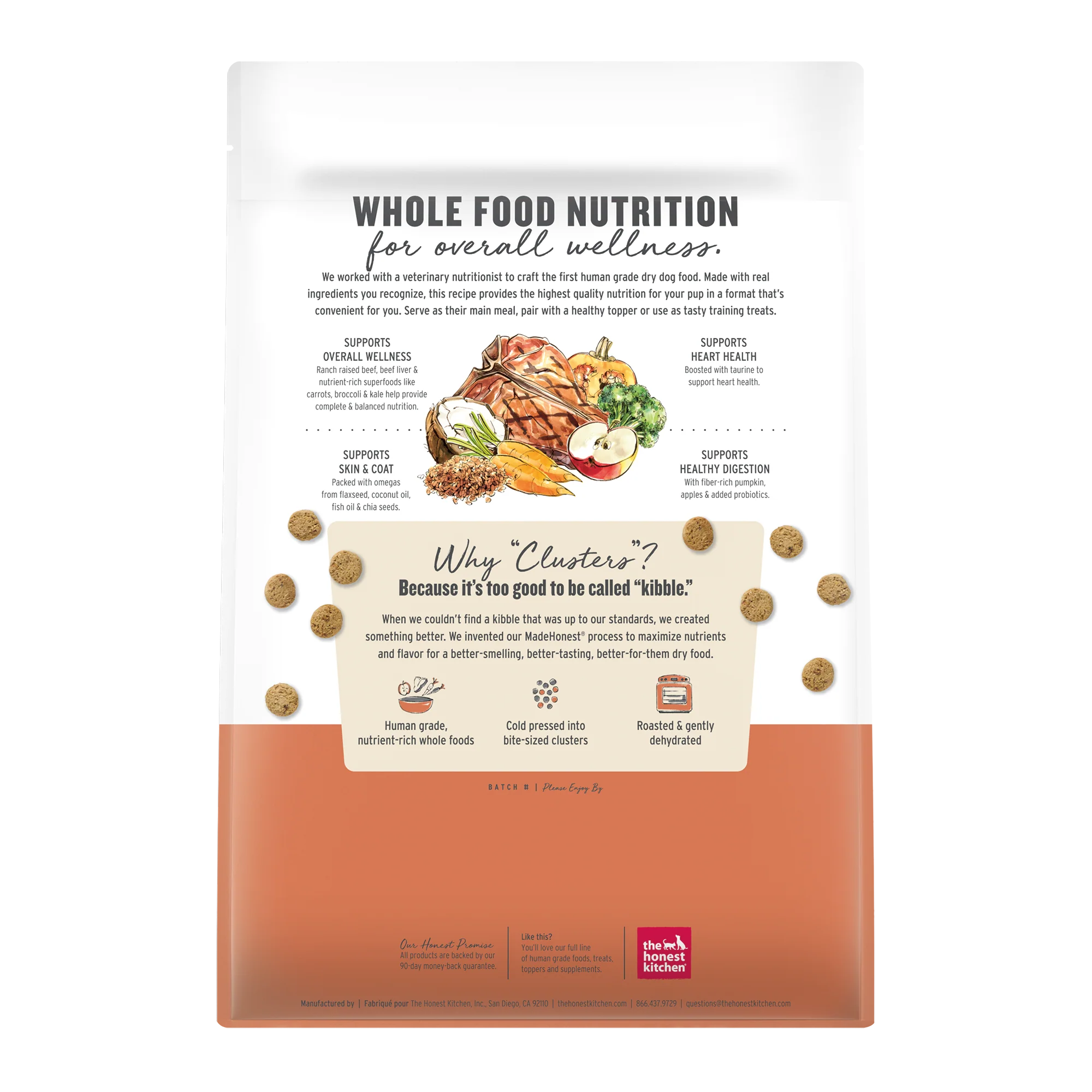 Dry Dog Food, Grain Free Beef Whole Food Clusters - Image 10