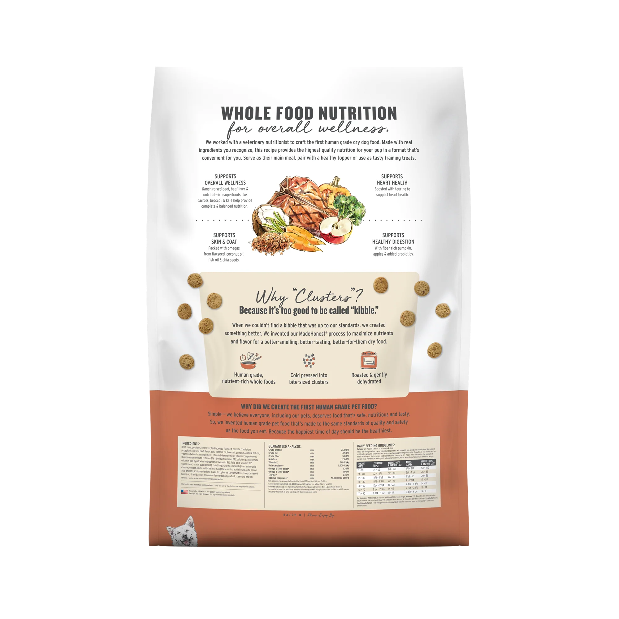 Dry Dog Food, Grain Free Beef Whole Food Clusters - Image 9