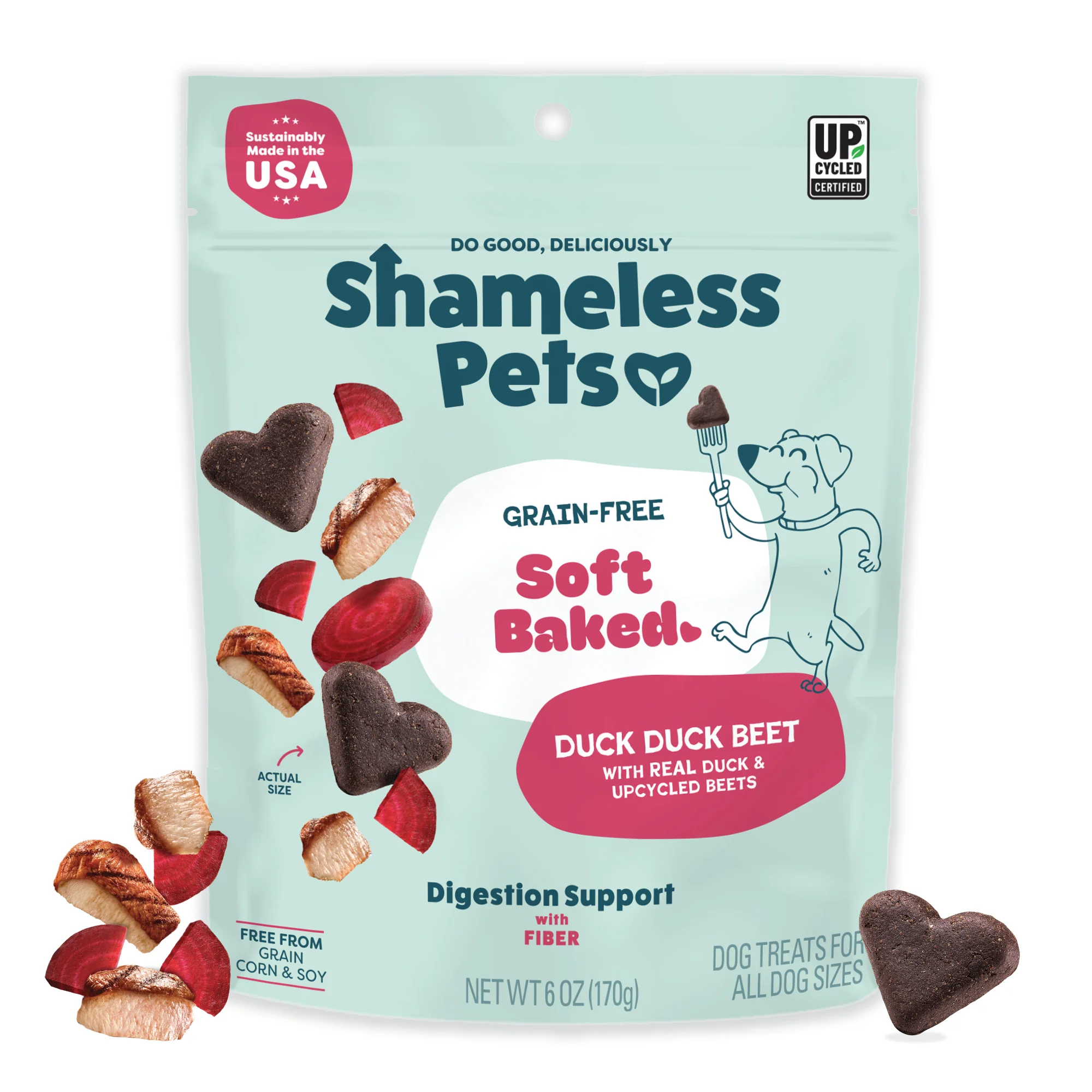 Duck Duck Beet Soft-Baked Dog Treats - Image 3