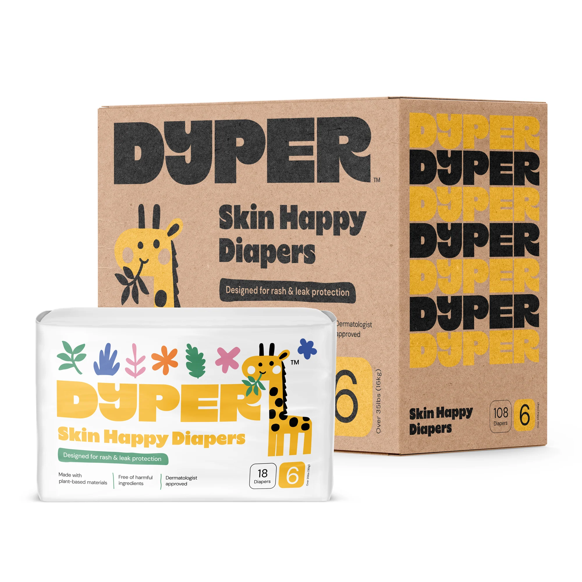 Skin Happy Diapers One Month Supply – High-Absorbency Protection with Certified Bamboo Layers - Image 7