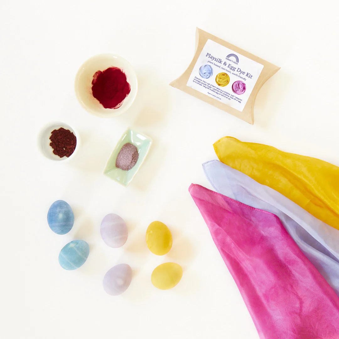 Natural, Non-Toxic Easter Egg + Playsilk Dye Kit - Image 2