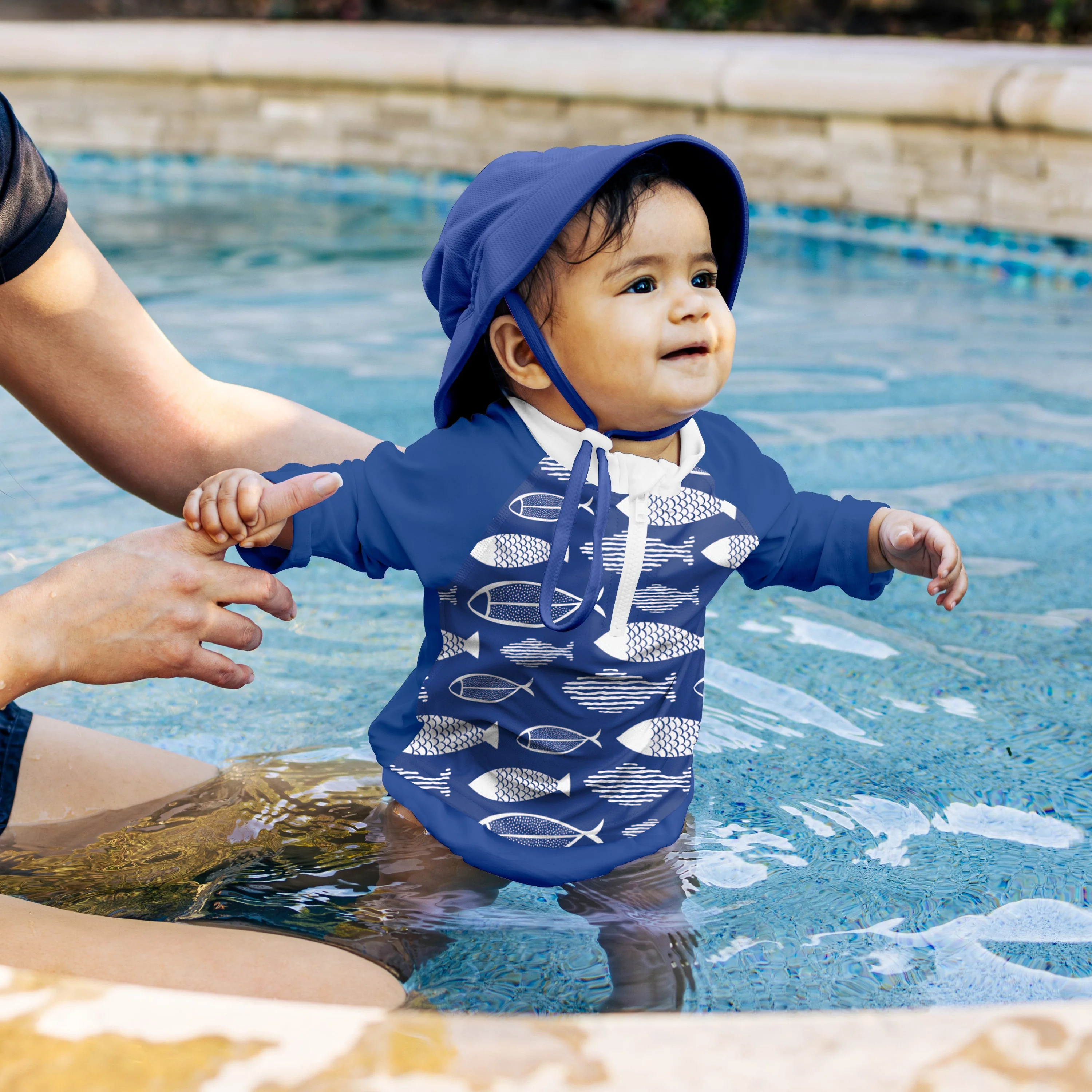 Eco Snap Swim Diaper made from Recycled Polyester, 12 months (18-22 lbs) - Image 6