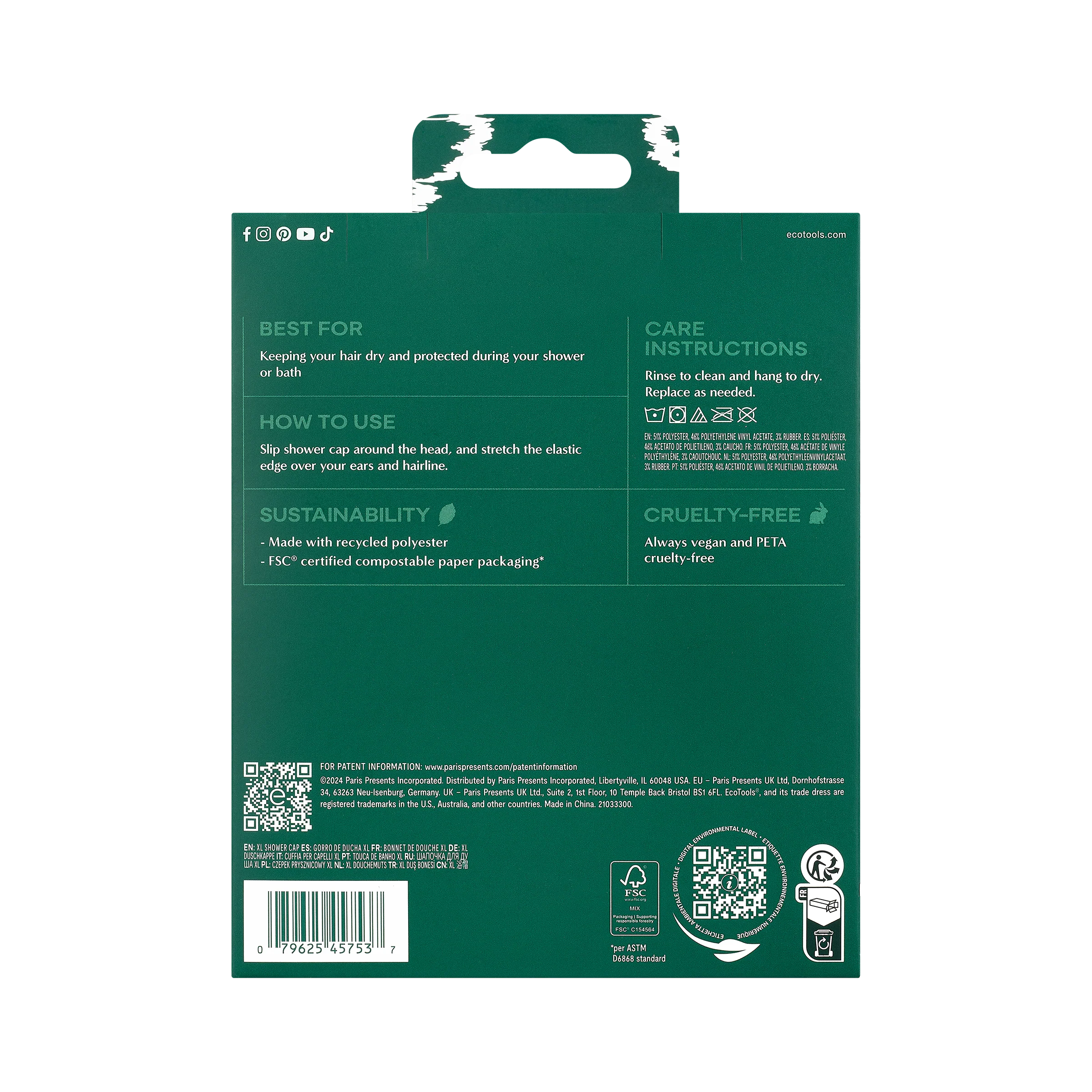 Eco XL Shower Cap - Image 3