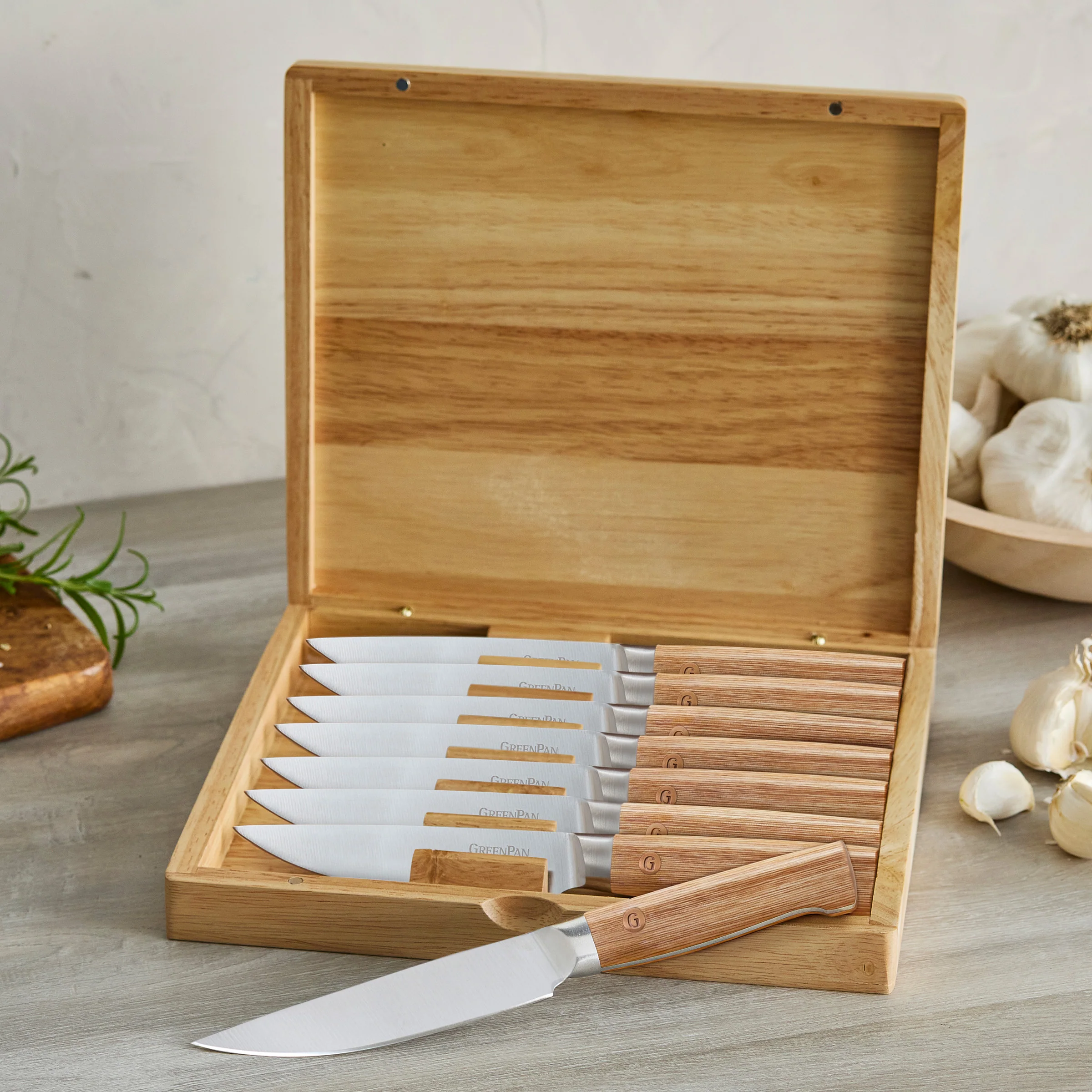 Elite Light Pakka Wood Steak Knife Boxed Set - Image 3