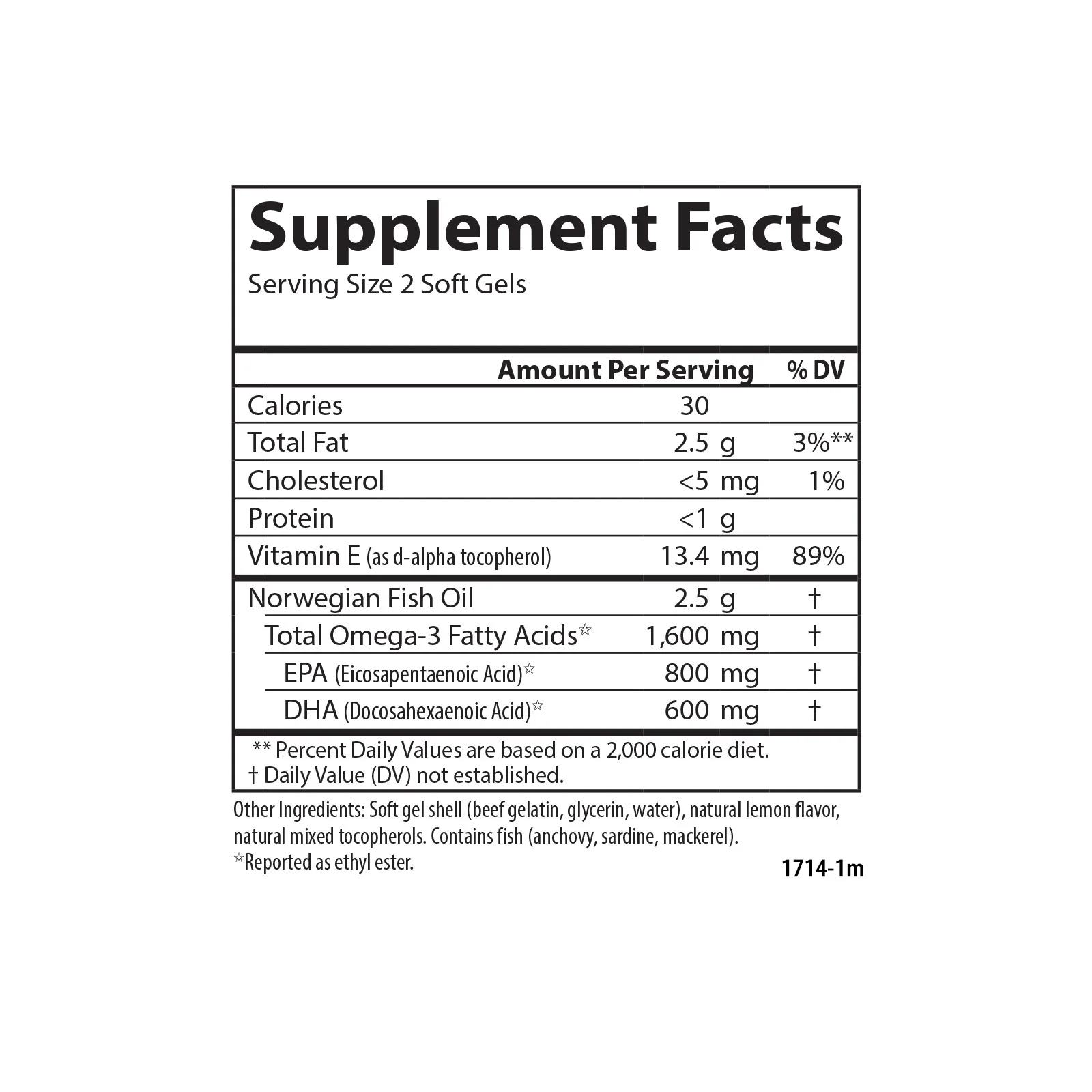 Elite Omega 3 Gems - 1,600 mg Omega-3s - Image 5