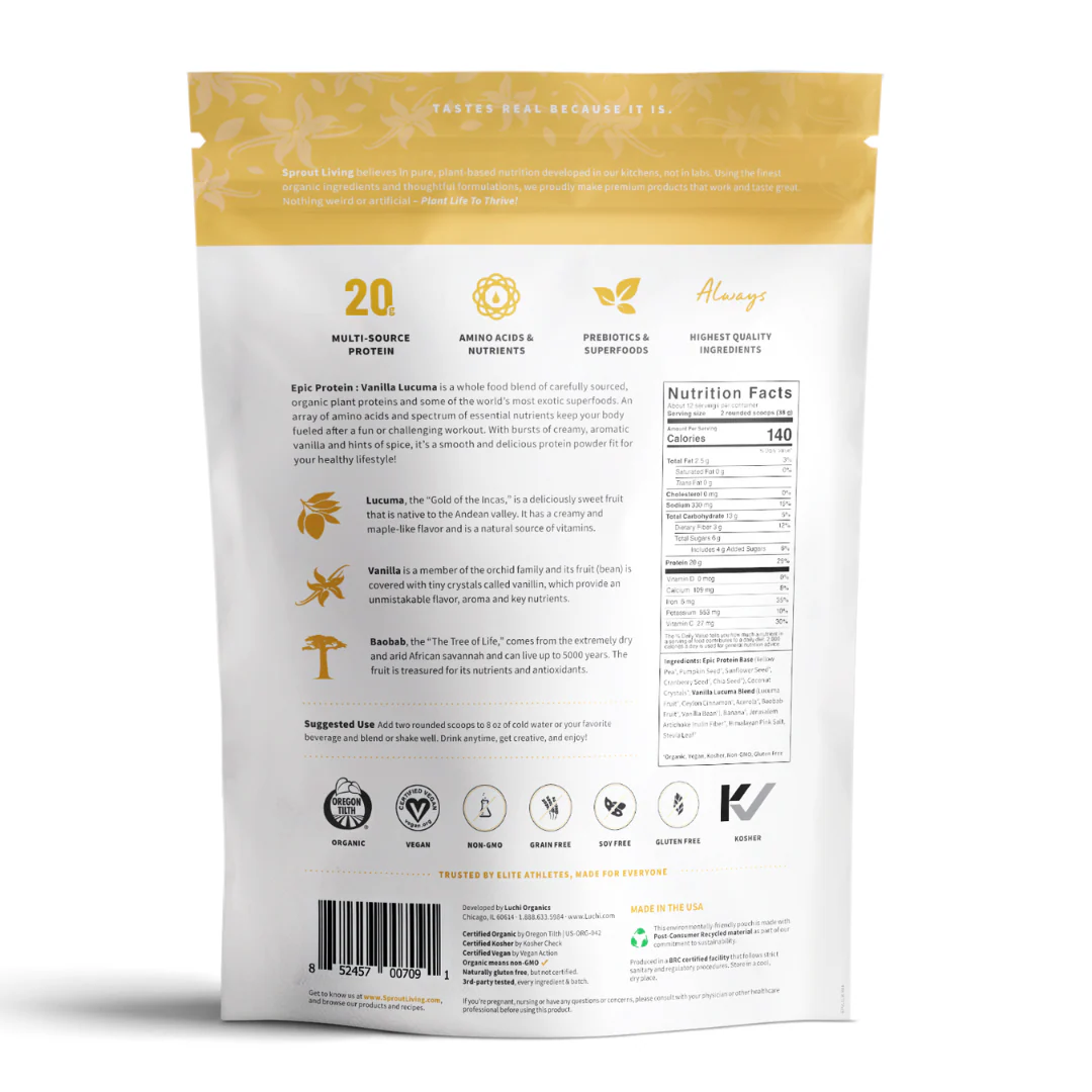 Organic Plant Protein Powder with Superfoods - Vegan, Additive-Free - Image 10