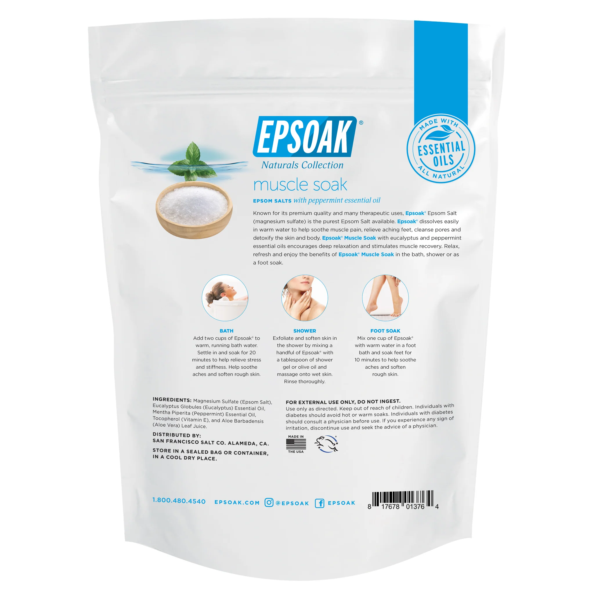 Epsom Salts - Everyday Muscle Soak - Image 3