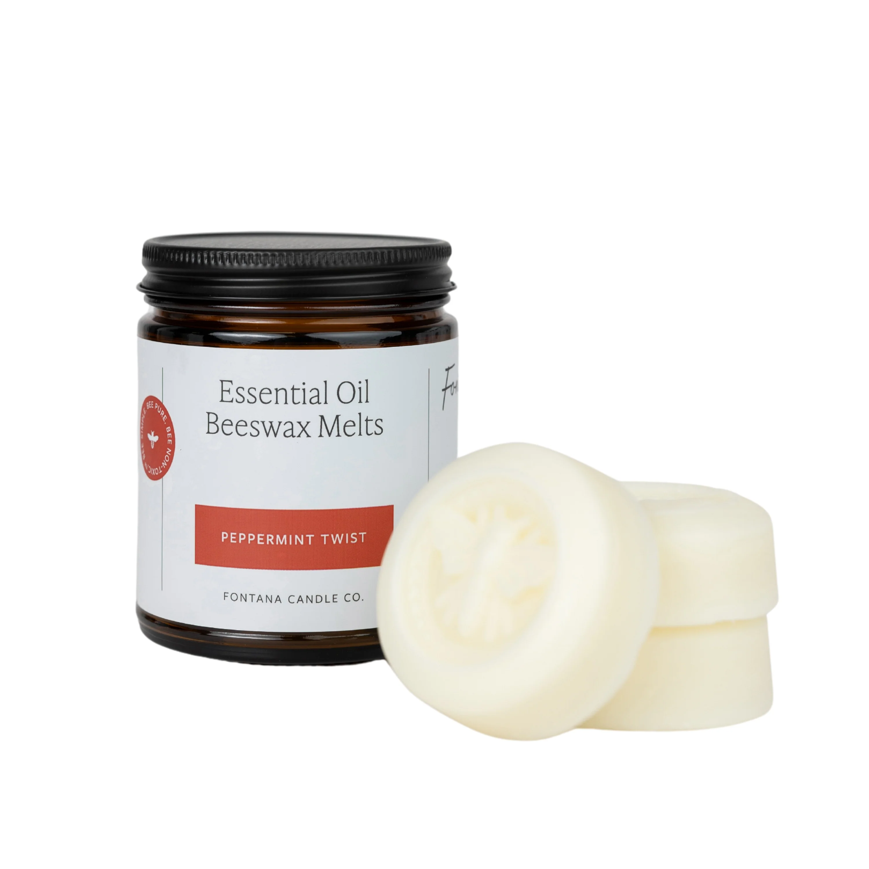 Essential Oil Beeswax Melts - Peppermint Twist