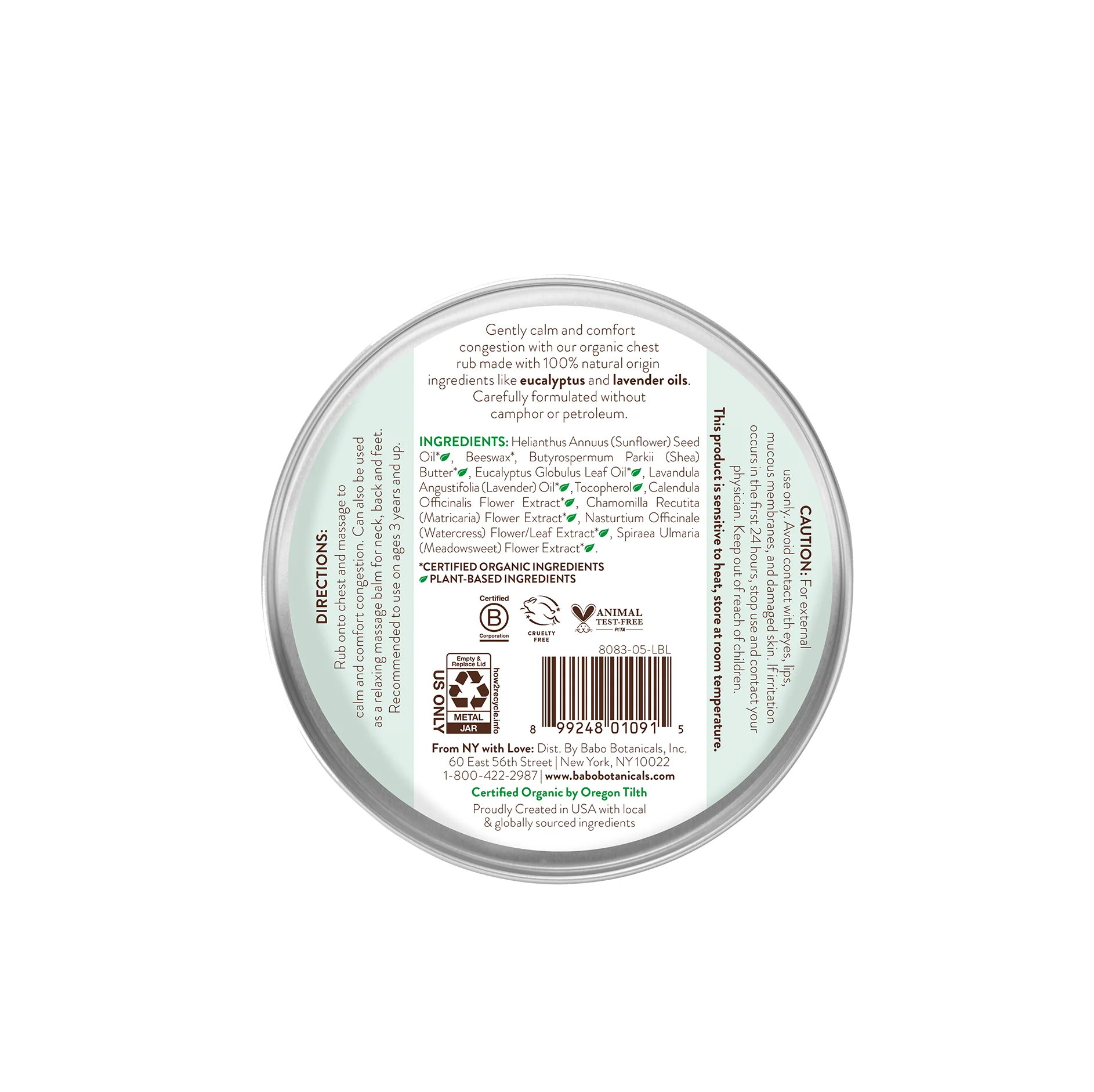 Eucalyptus Remedy Organic Soothing Chest Rub - Image 2