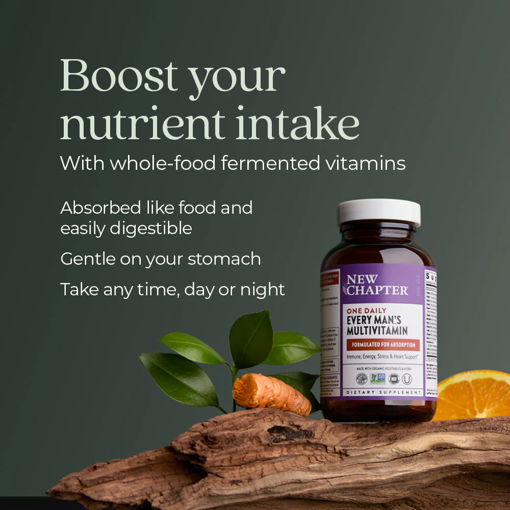Every Man™'s One Daily Multivitamin - For Immune, Energy, Stress & Heart Support - Image 14